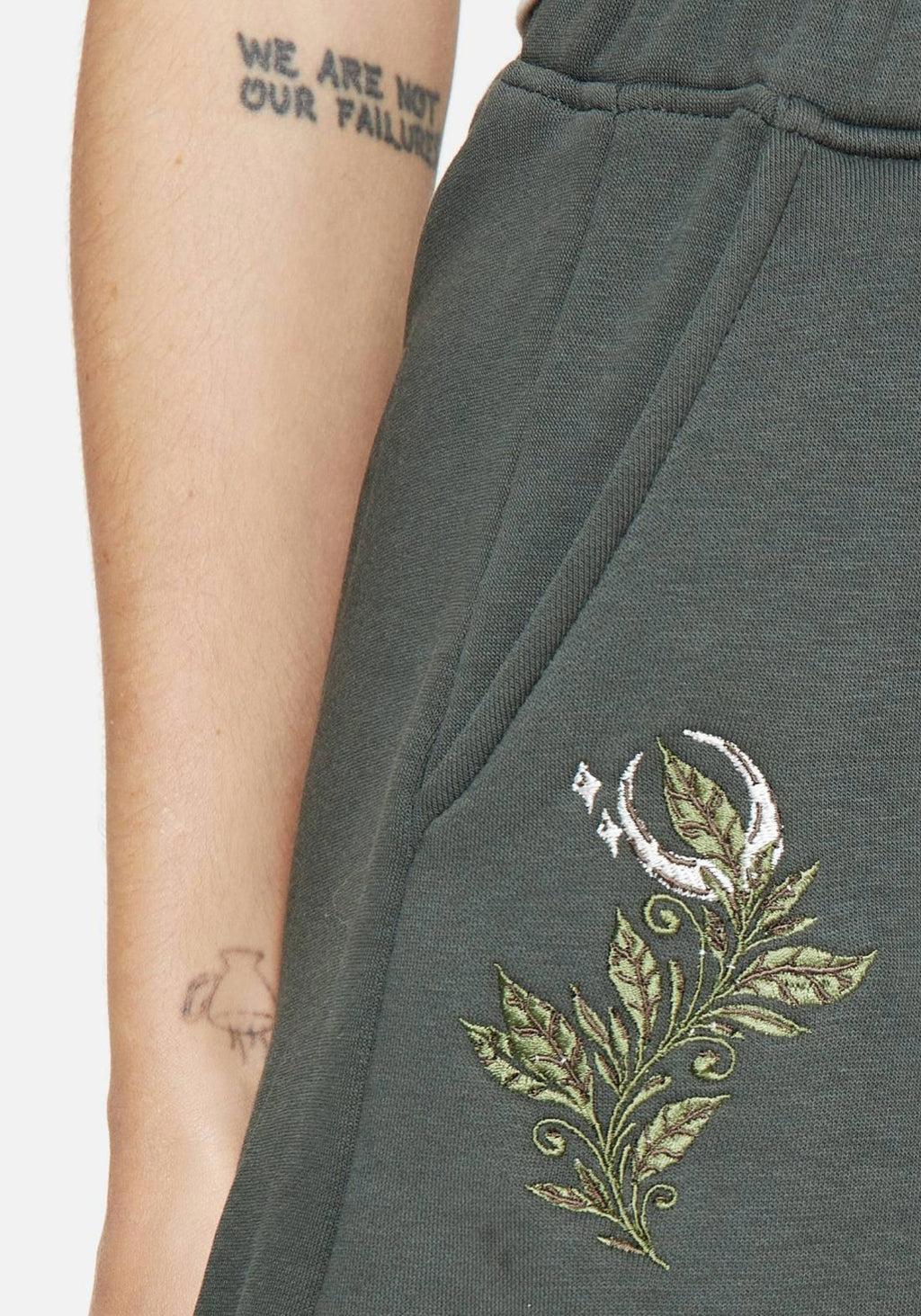 Nirah Cotton Embroidered Shorts Product Image