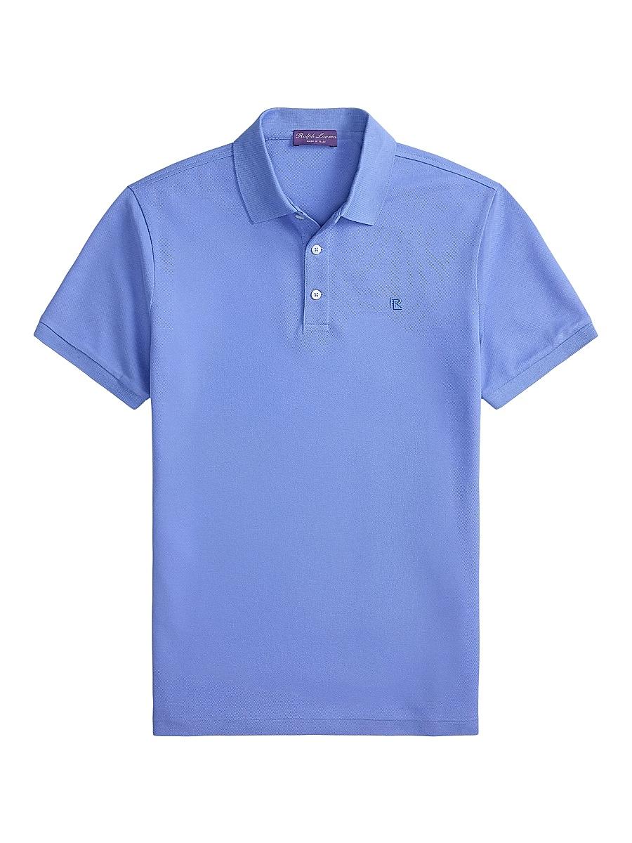 Mens Custom Slim-Fit Piqu Polo Shirt Product Image
