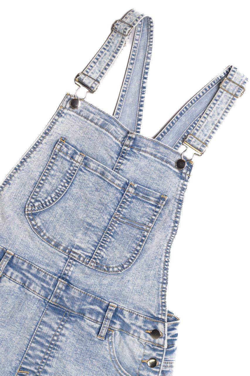 Washed Cuffed Boyfriend Shortall Product Image