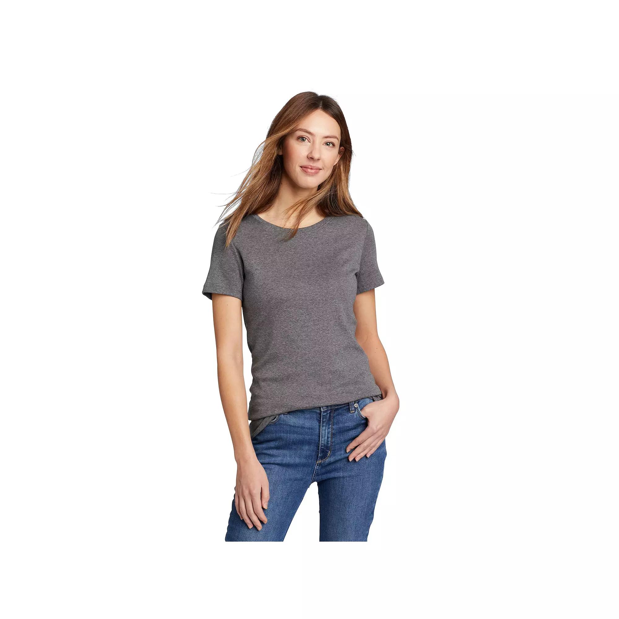 Women's Eddie Bauer Short Sleeve Favorite Crew Neck Tee,  Product Image