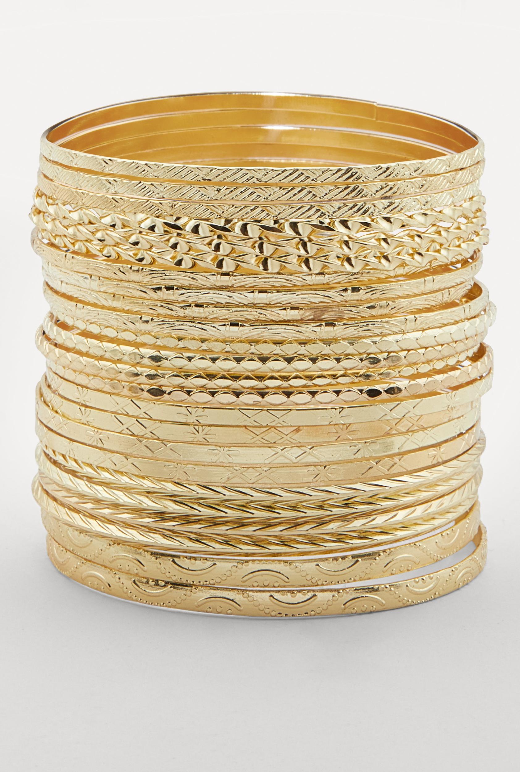 Metallic Hoop Earrings Set of 6 Male Product Image