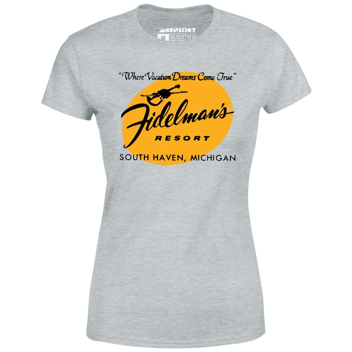 Fidelman's Resort - South Haven, MI - Vintage Hotel - Women's T-Shirt Female Product Image