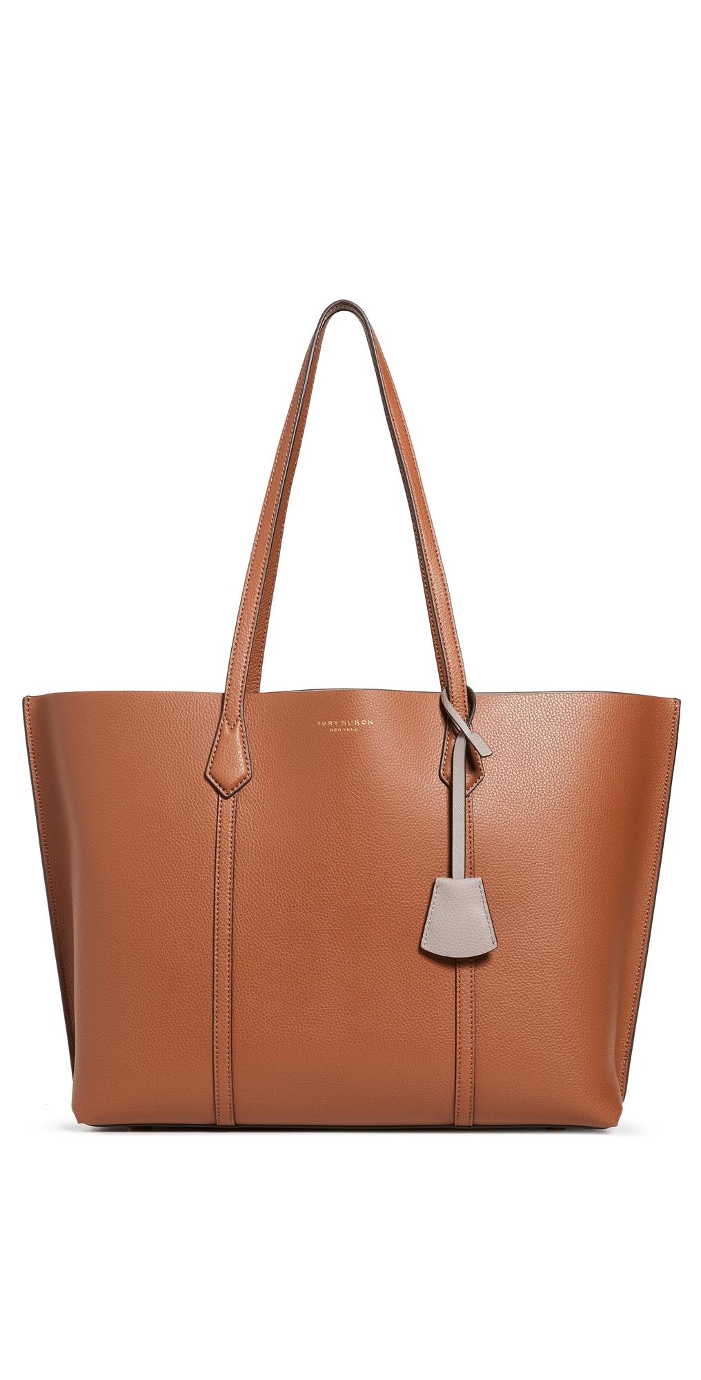Tory Burch Perry Medium Leather Tote Product Image