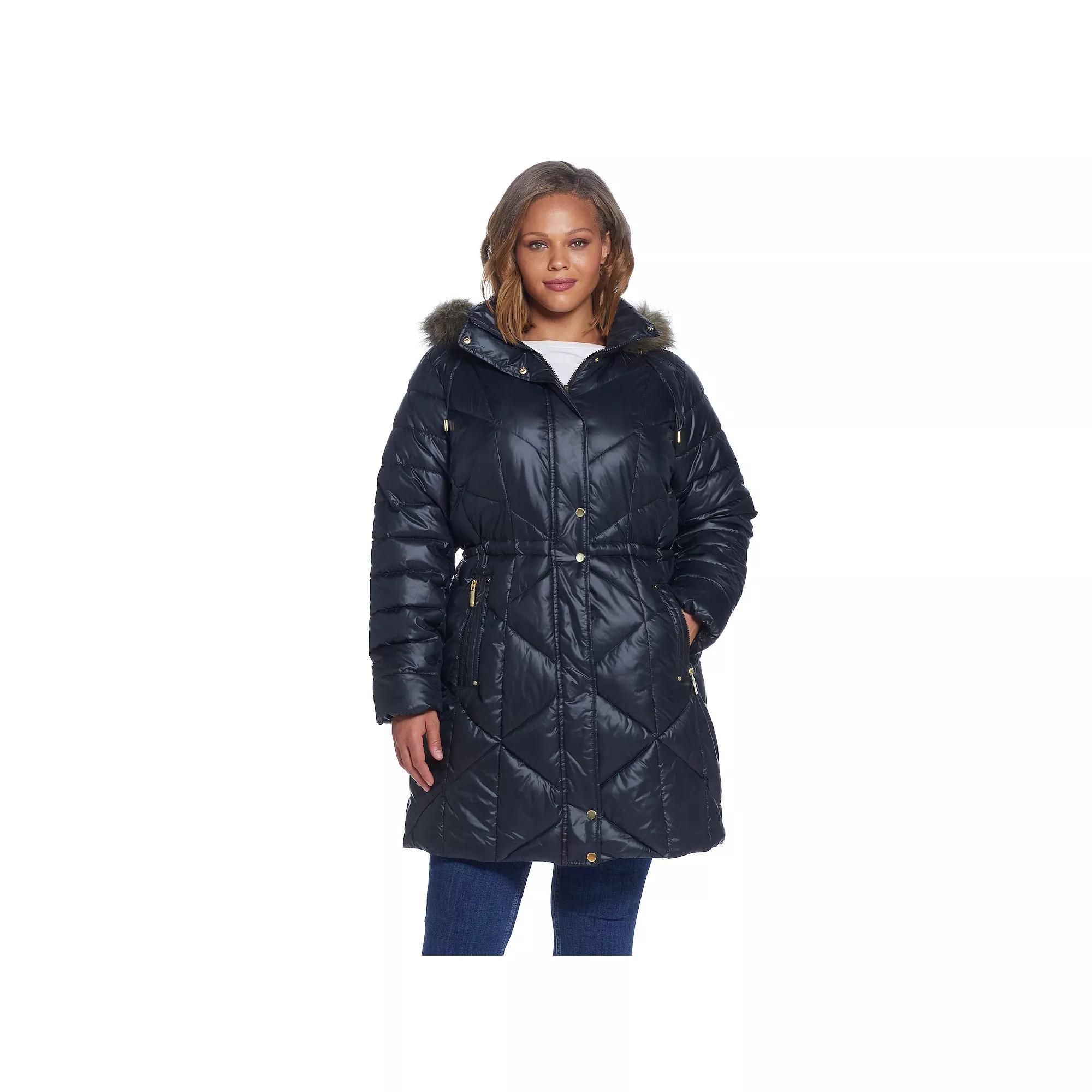 Women's Weathercast Hood Quilted Puffer Coat,  Product Image