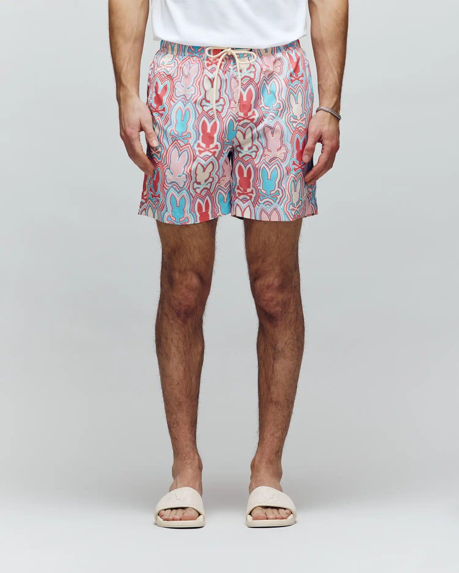 MENS CHUCK ALL OVER PRINT LIGHTWEIGHT SWIM TRUNK - MB1000003 Male Product Image