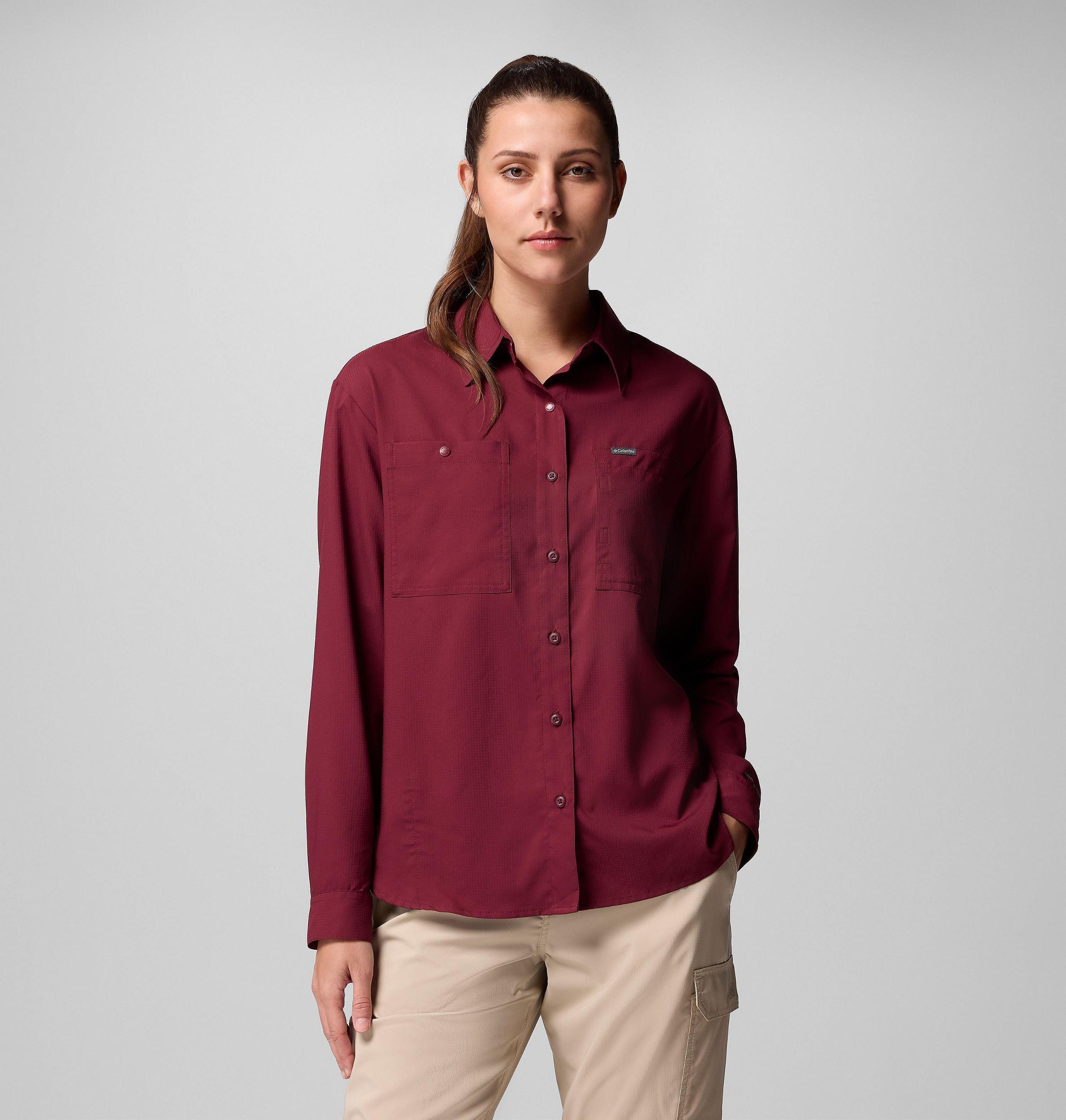 Columbia Womens Silver Ridge Utility Long Sleeve Shirt- Product Image
