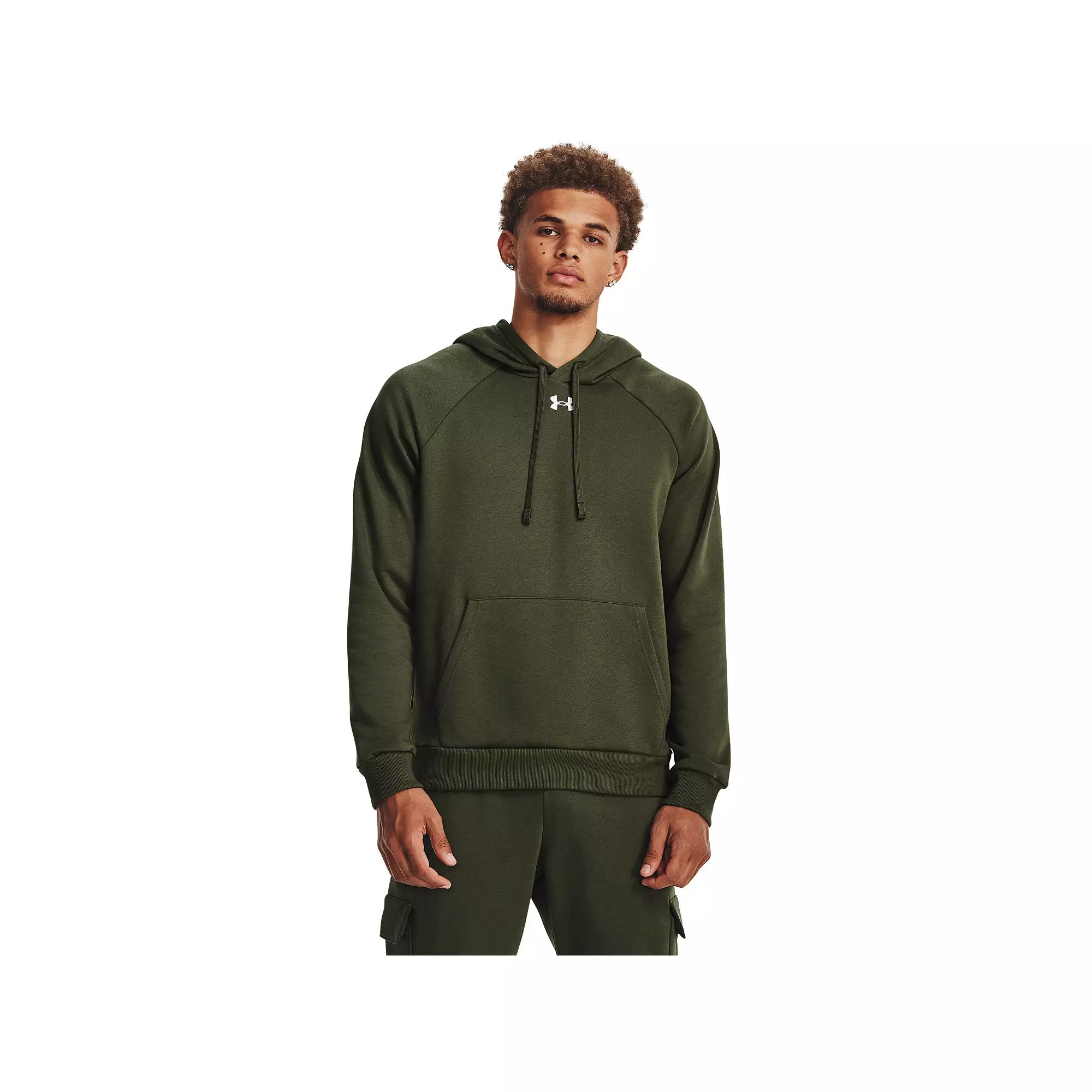 Men's Under Armour Solid Rival Fleece Hoodie,  Product Image