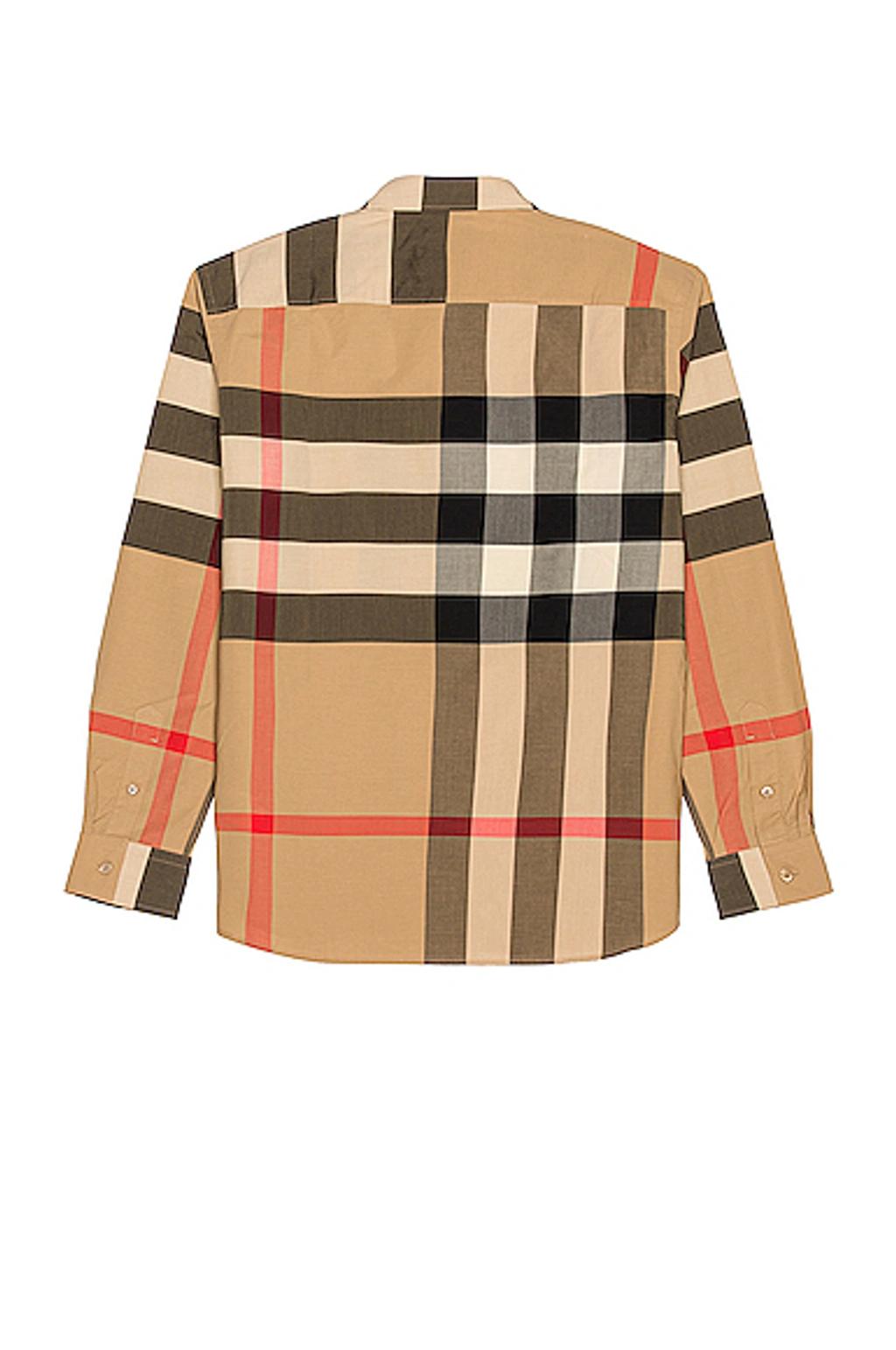 checkered cotton shirt Product Image