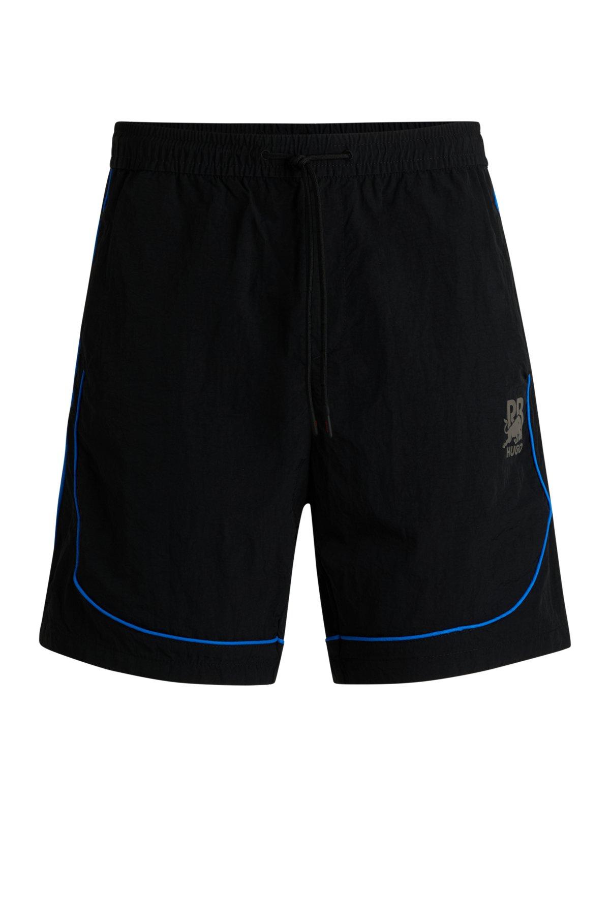 HUGO x RB drawstring shorts with piping details Product Image