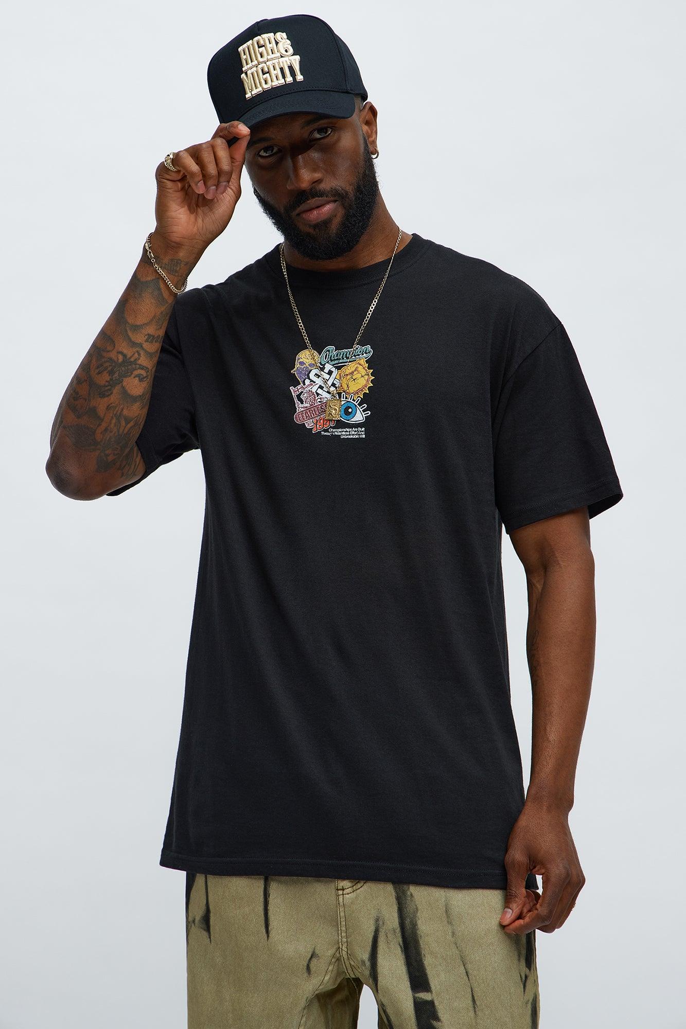 Champions Are Built Thru Effort Short Sleeve Tee - Black Male Product Image