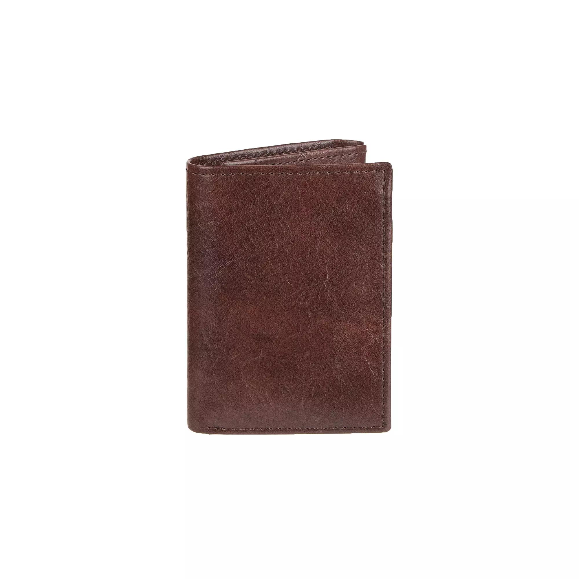 Men's Sonoma Goods For Life® RFID-Blocking Trifold Wallet, Brown Product Image