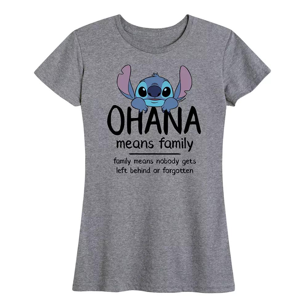 Disney's Lilo & Stitch Women's Ohana Graphic Tee,  Product Image
