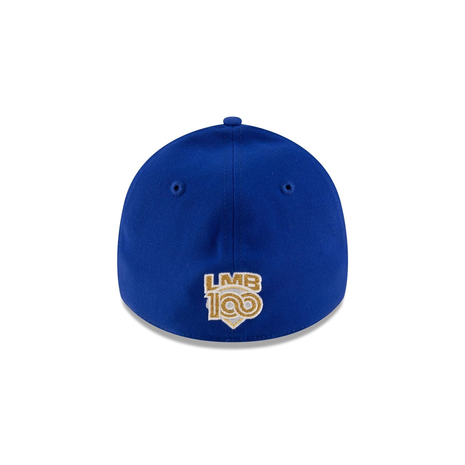 Bravos de León LMB 100th Anniversary Alt Blue 39THIRTY Stretch Fit Hat Male Product Image
