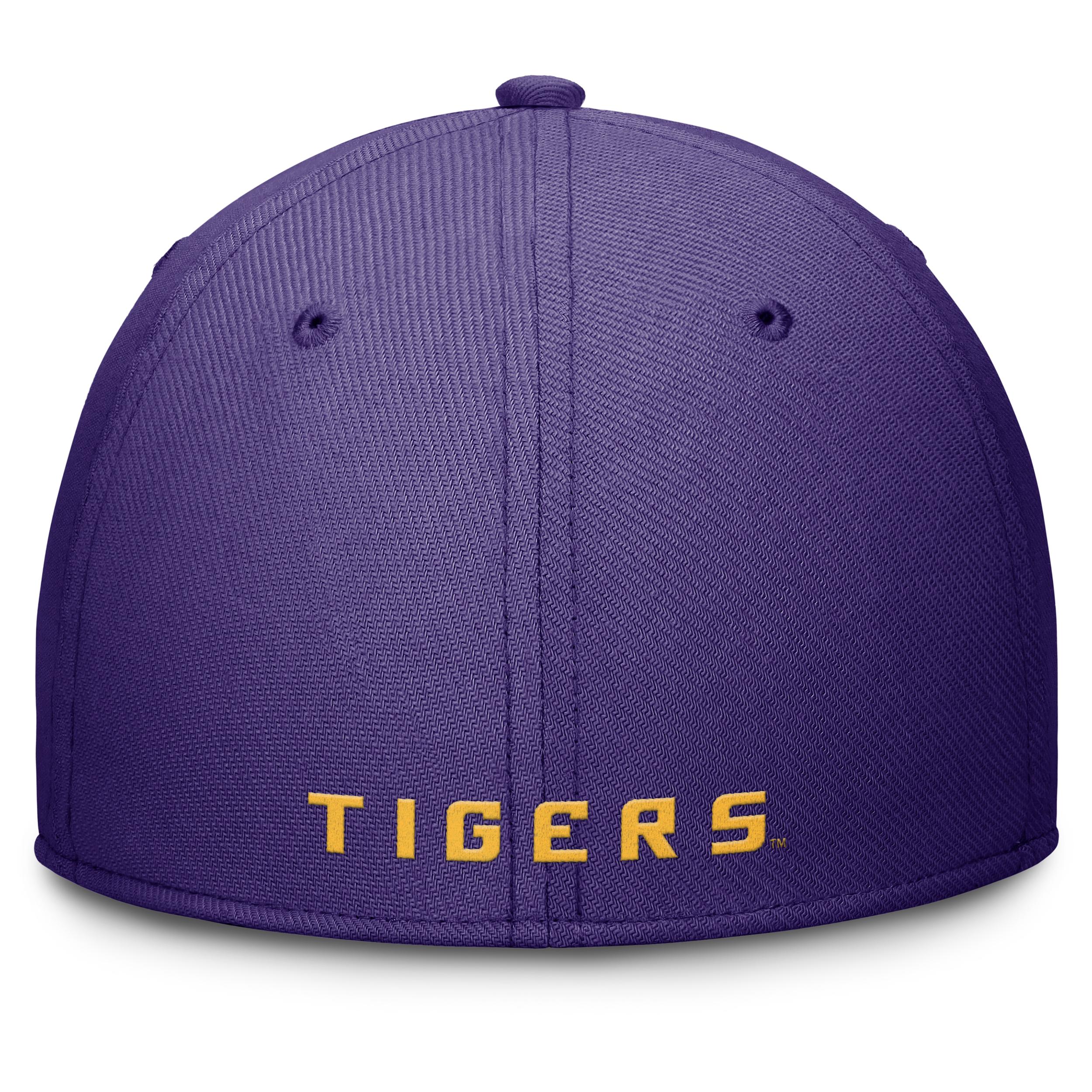 LSU Tigers On-Field Swoosh Nike Mens Dri-FIT College Hat | NC0351LLSN-JHP Product Image