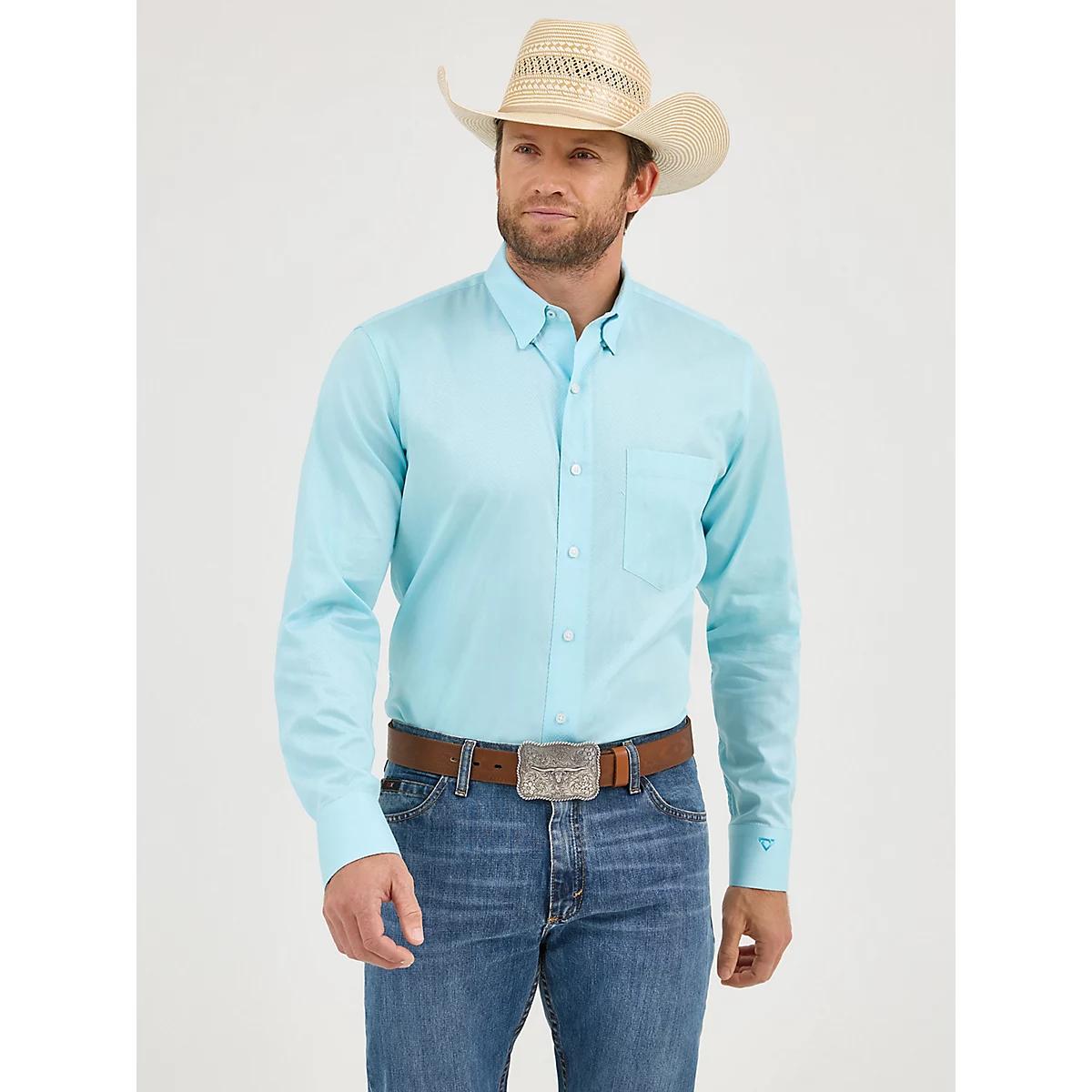 Men's Cody Johnson One Pocket Button Down Shirt in Ceramic Print Product Image