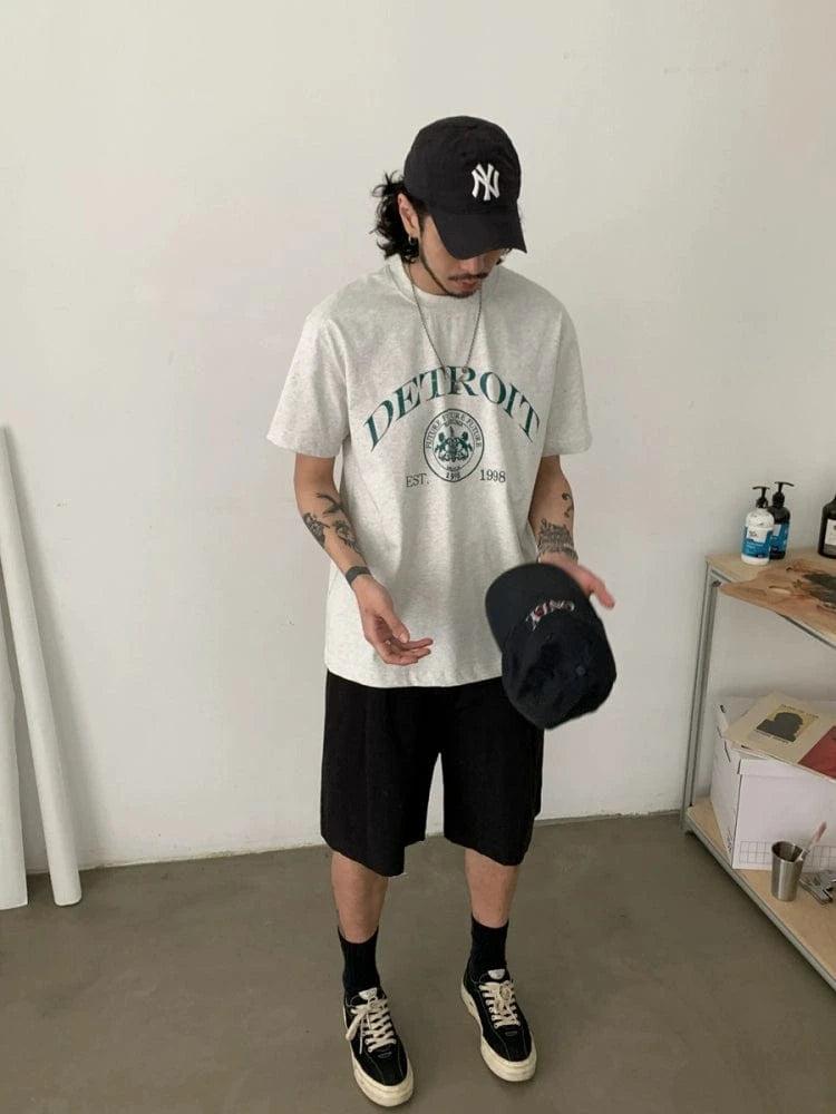 RT No. 18857 DETROIT LETTERED TEE Product Image