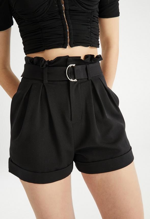 JustFab Margaux Platform Loafer Pump Womens Black/ White Size 8.5 Product Image