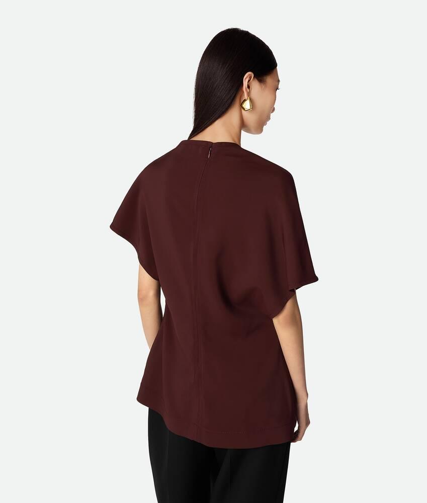 Women's Light Viscose Top in Black cherry Product Image