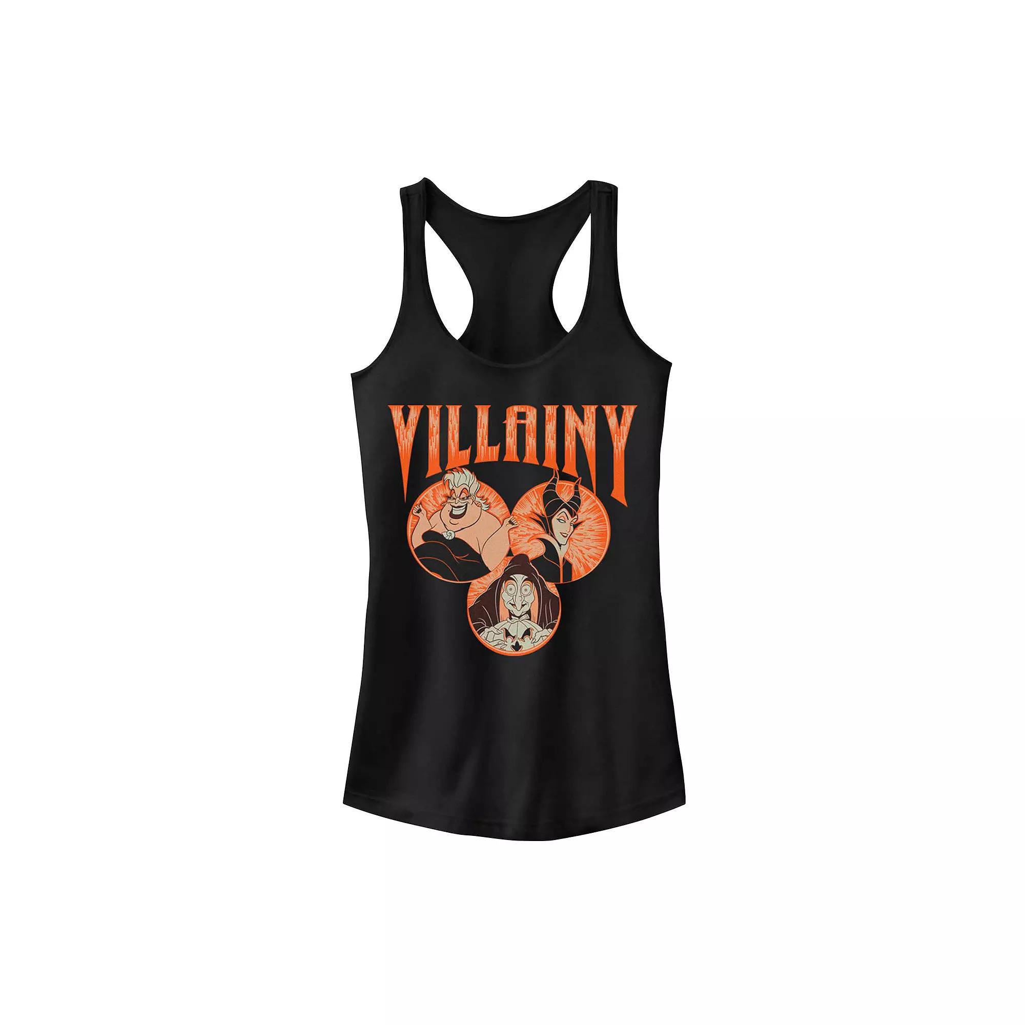 Juniors' Disney's Villainy Circles Poster Tank Top, Girl's,  Product Image