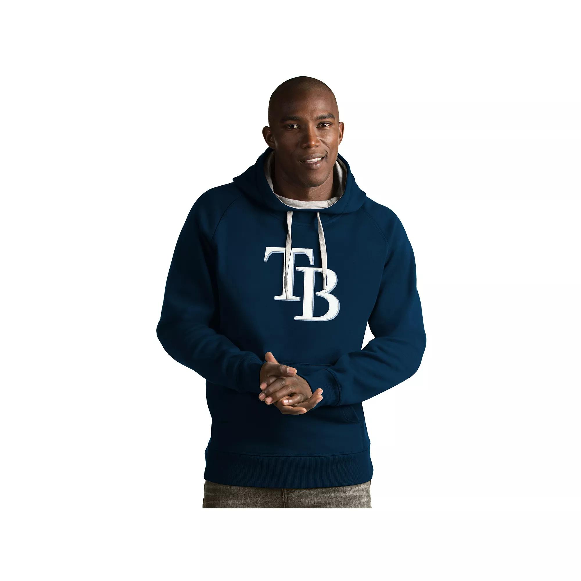 Men's Antigua Tampa Bay Rays Victory Logo Hoodie,  Product Image