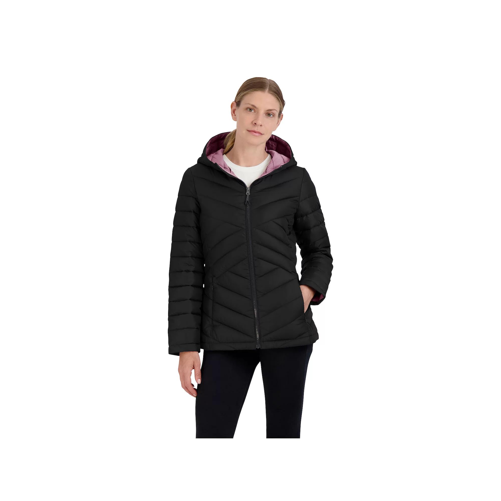 Women's Halitech Packable Puffer Jacket, Size: Small, Black Product Image