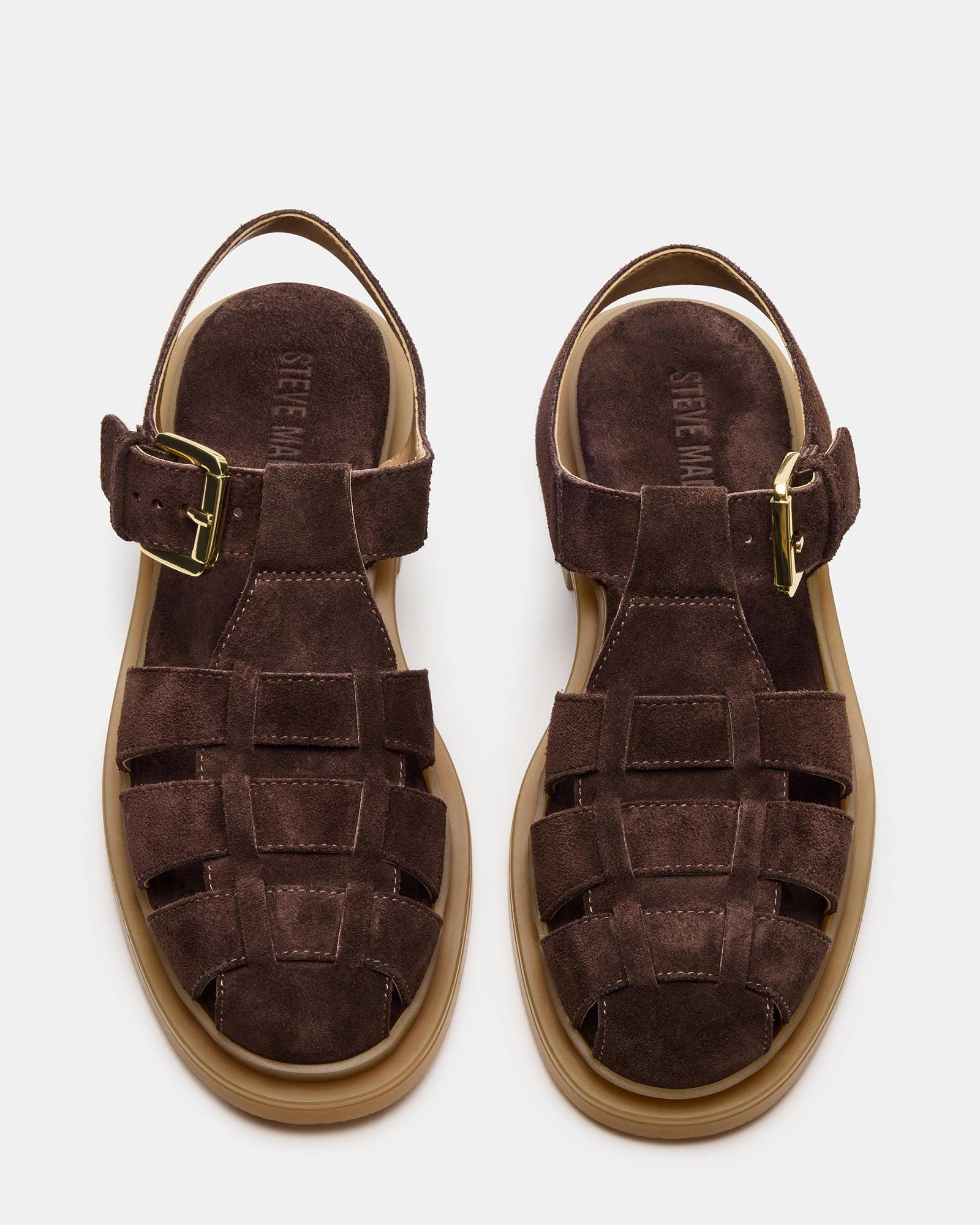 TOPE CHOCOLATE BROWN SUEDE Female Product Image