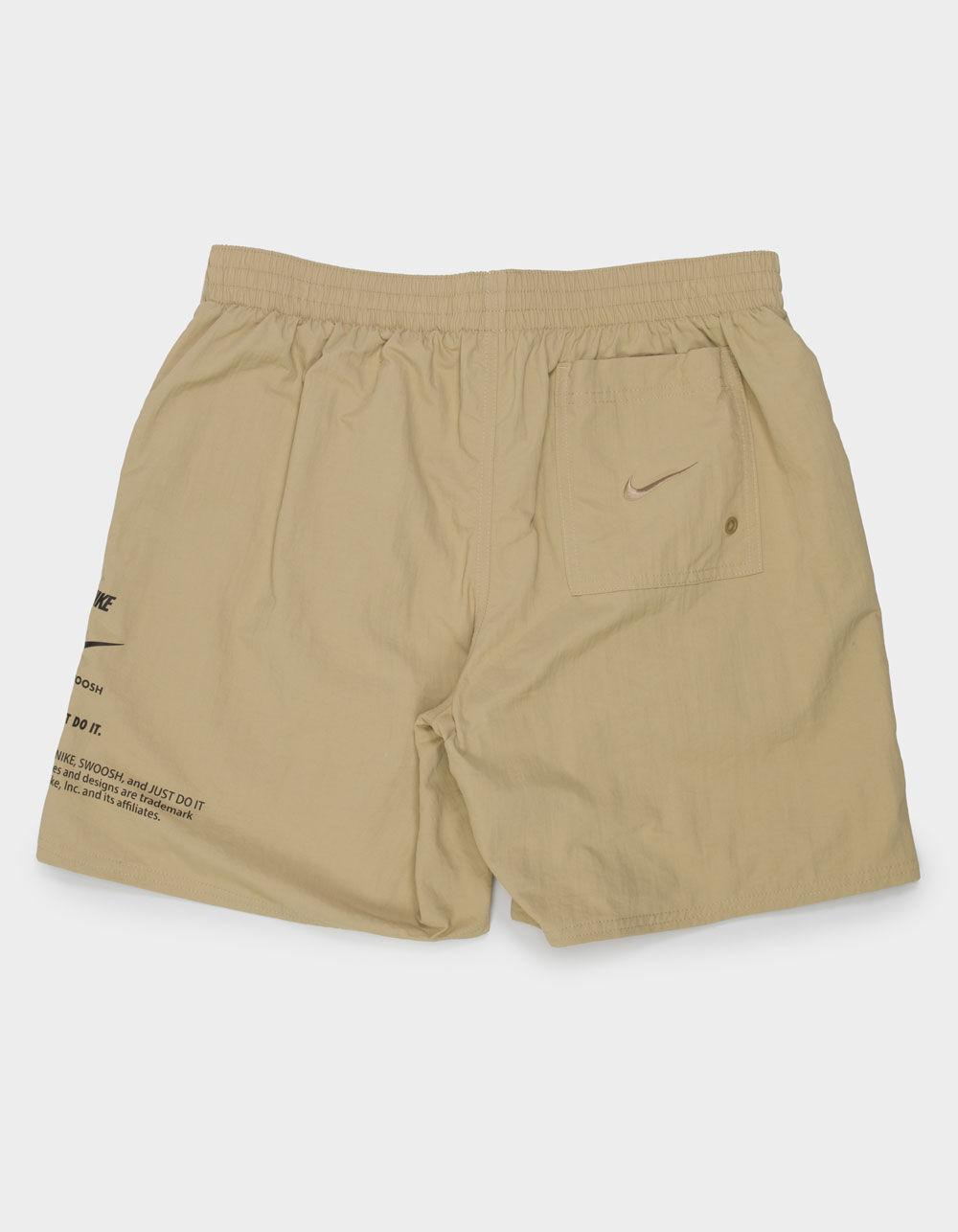 NIKE Swim Breaker Mens 7" Lined Volley Shorts - KHAKI Product Image