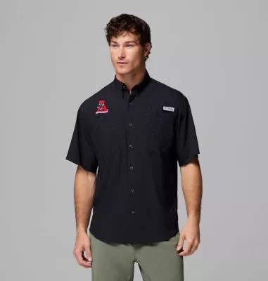 Columbia Men's Collegiate PFG Tamiami Short Sleeve Shirt - Alabama- Product Image