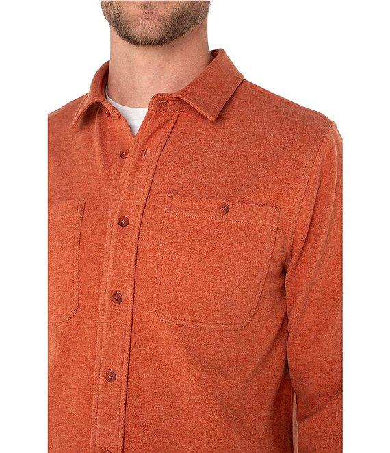 Liverpool Los Angeles Knit Long Sleeve Button-Down Shirt Product Image