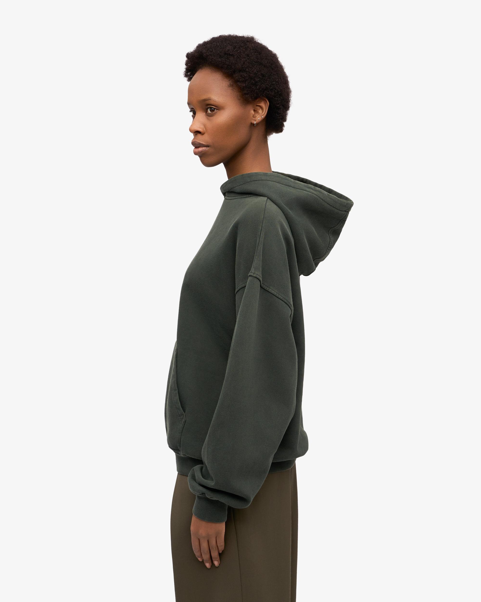 Organic Oversized Hood - Faded Black Product Image