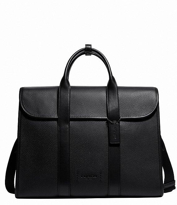 COACH Pebble Leather Gotham Portfolio Briefcase Product Image