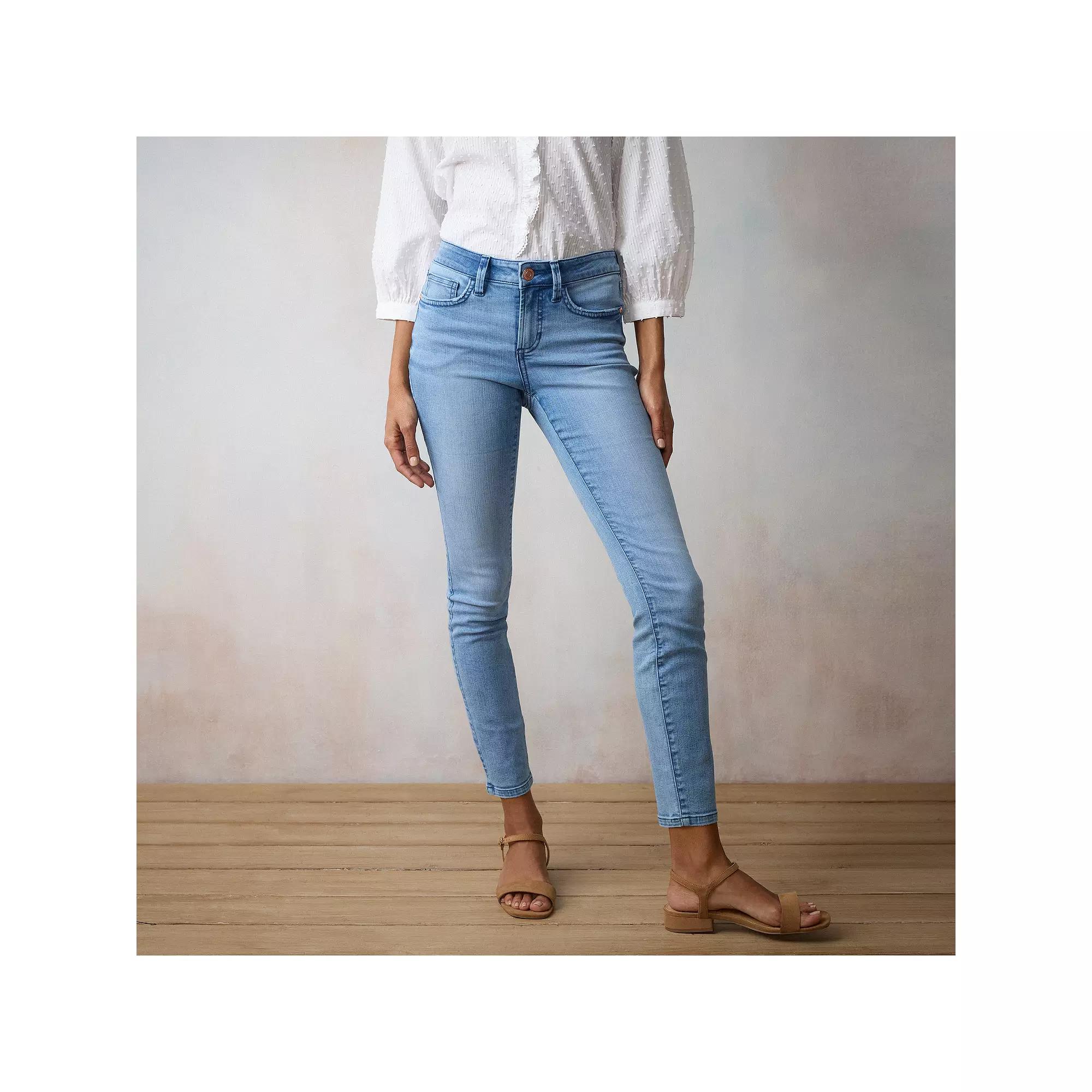 Womens LC Lauren Conrad Midrise Skinny Jeans Product Image