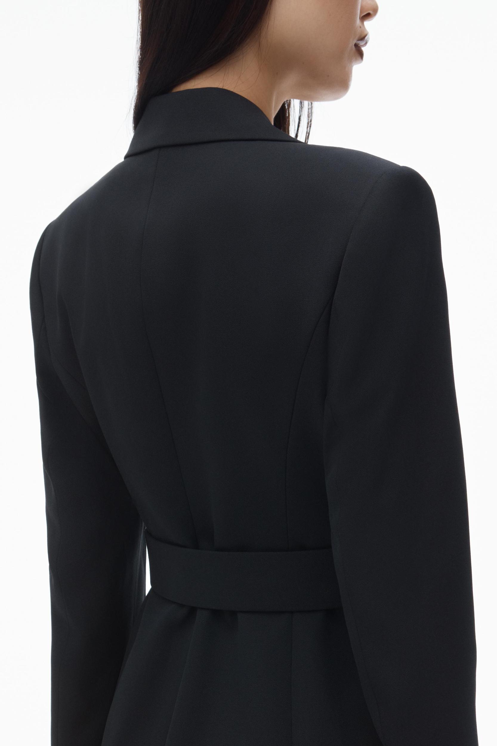 Belted Blazer Dress In Wool Tailoring Product Image