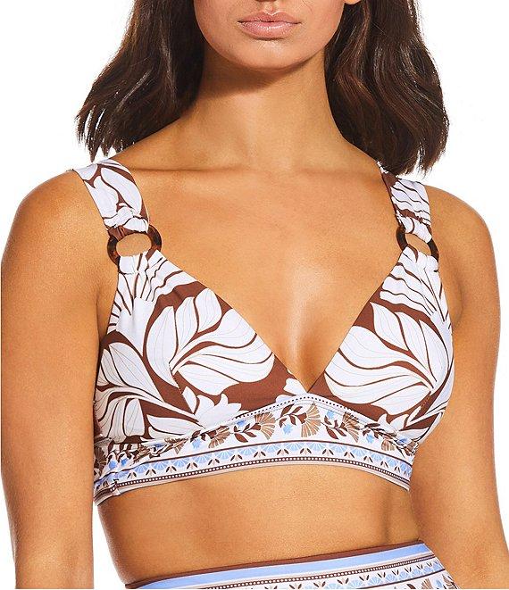 Alex Marie Signature Sculpt Nouveau Tropical High Waisted Swim Bottom Product Image