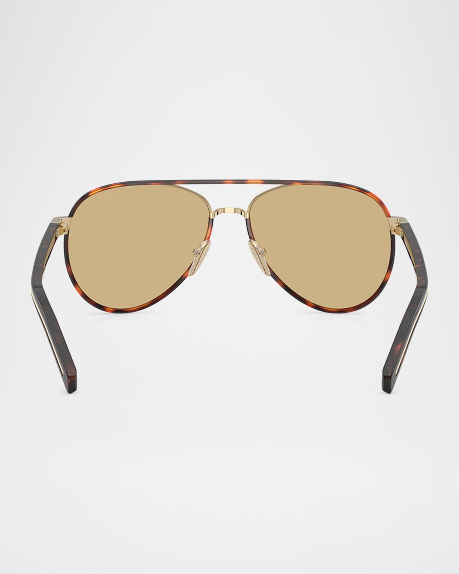 PR B57S Aviator Steel Sunglasses Product Image