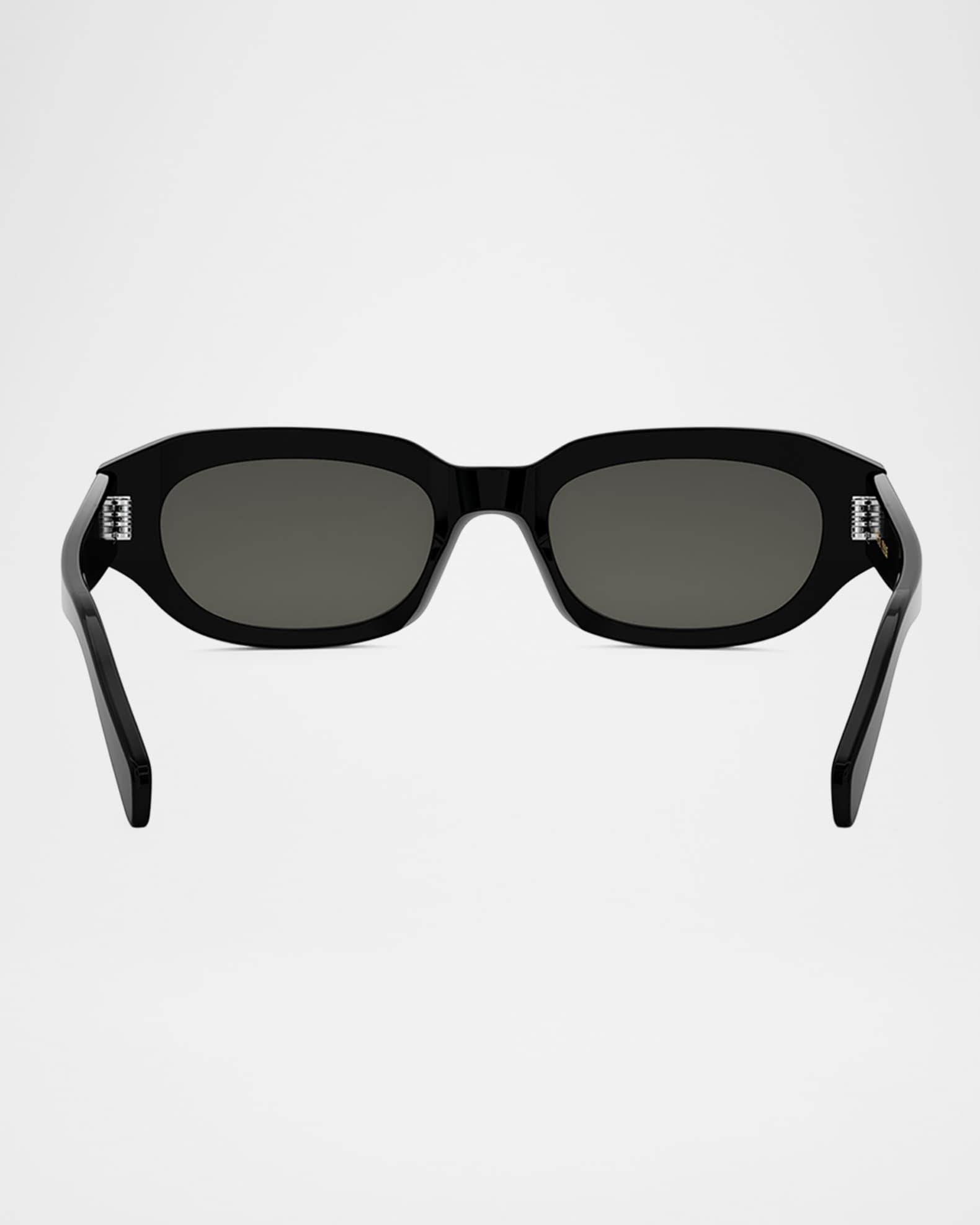 Men's 3 Dots Acetate Rectangle Sunglasses Product Image
