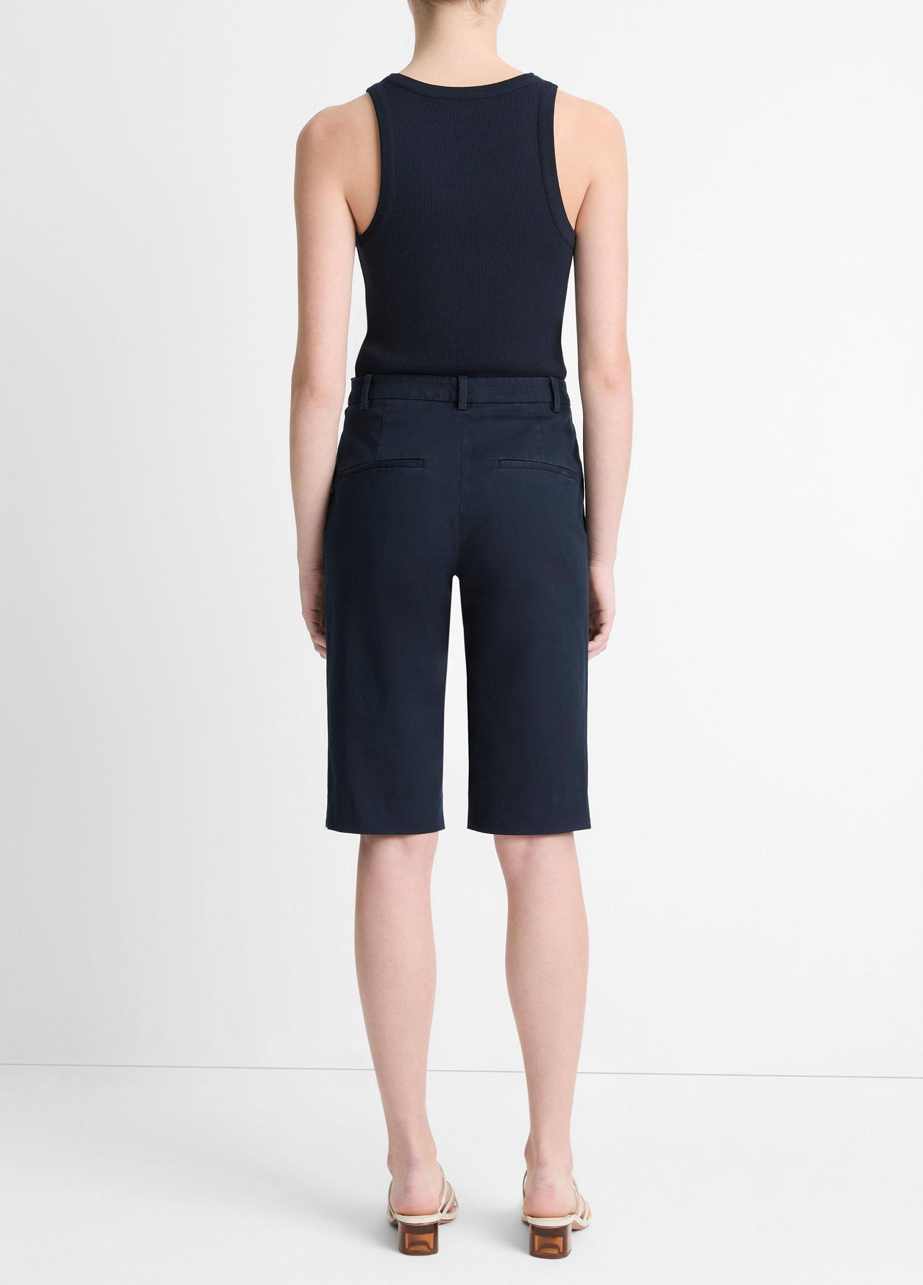 Womens Italian Stretch-cotton Chino Short Vince Product Image