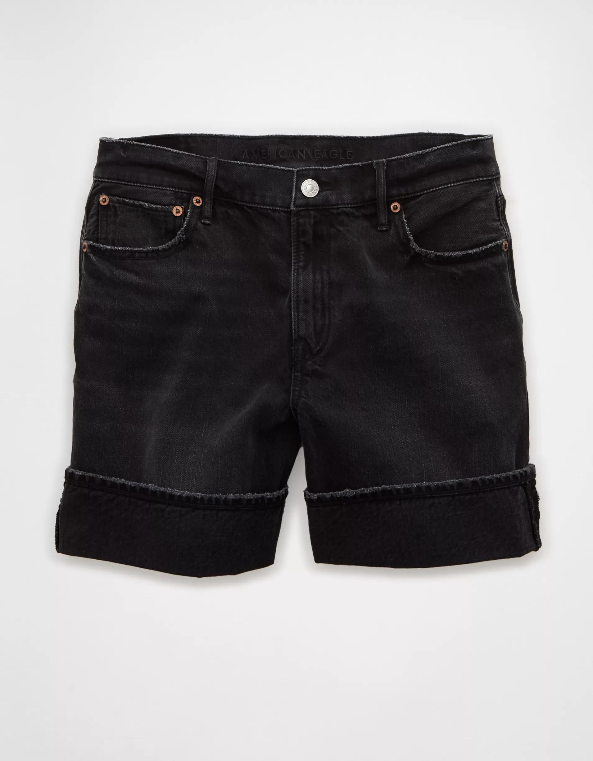 AE 6" Strigid Super High-Waisted Relaxed Denim Short Product Image