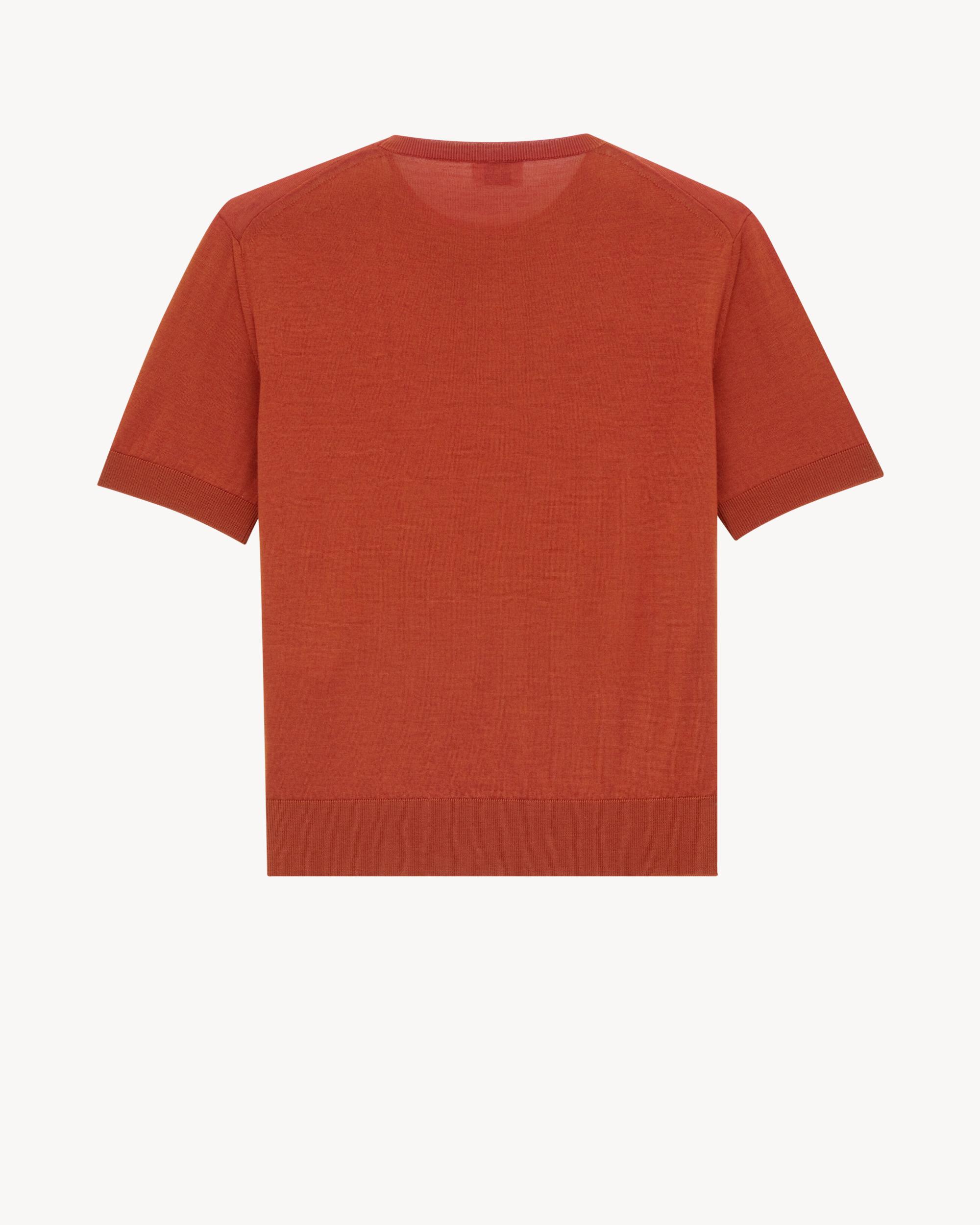 T-shirt sweater in wool Product Image