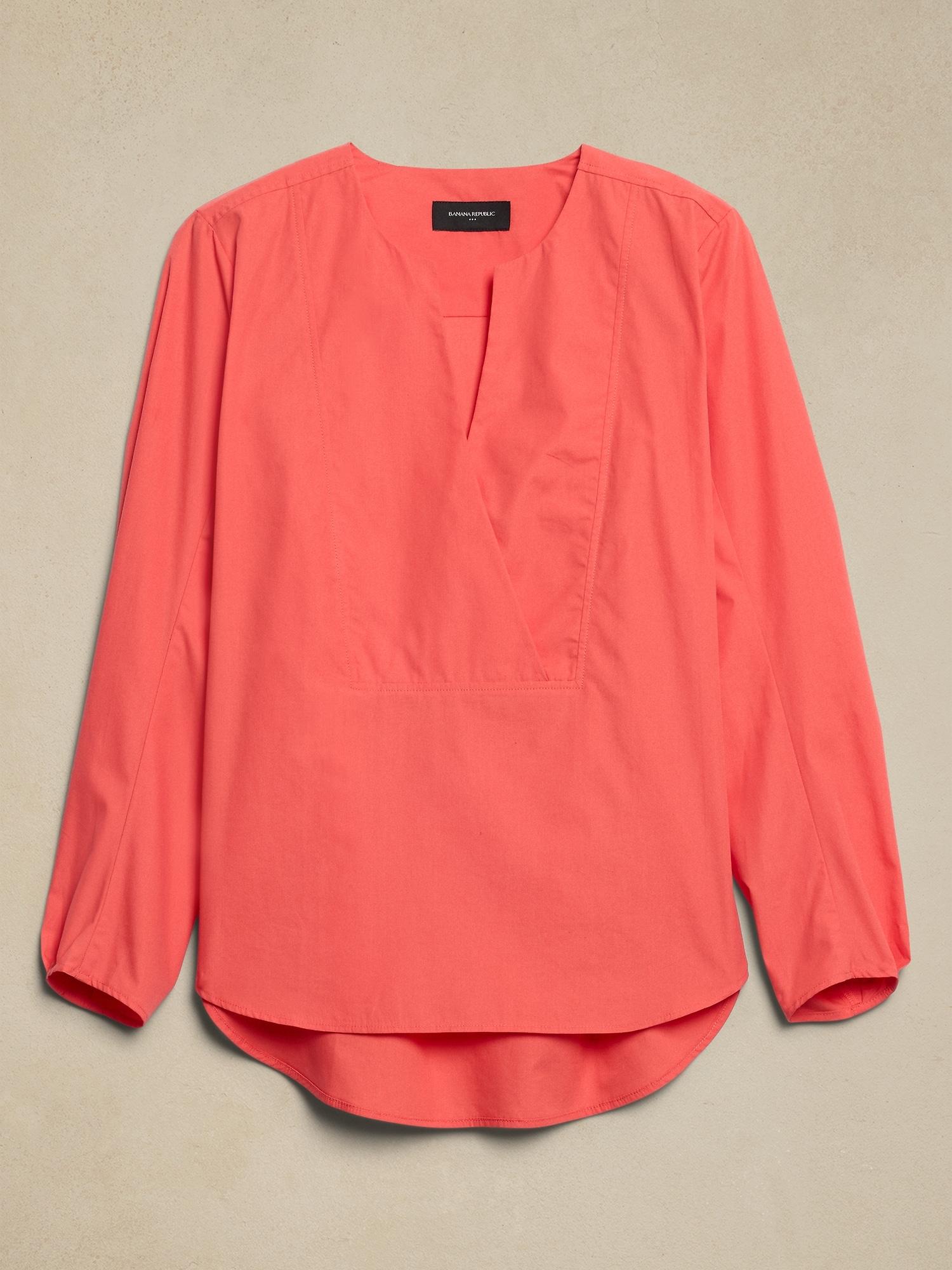 Poplin Bib Shirt Product Image