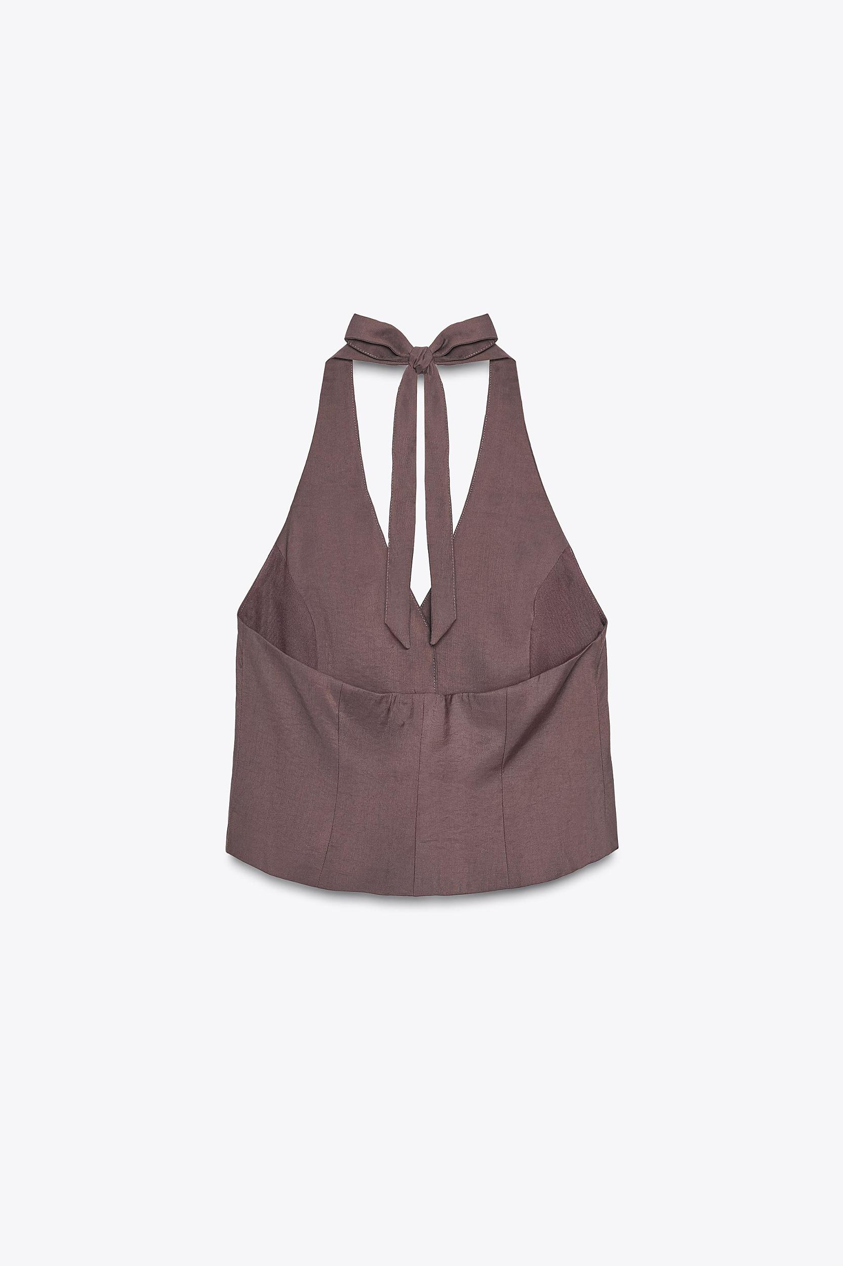 HALTER TIE VEST Product Image