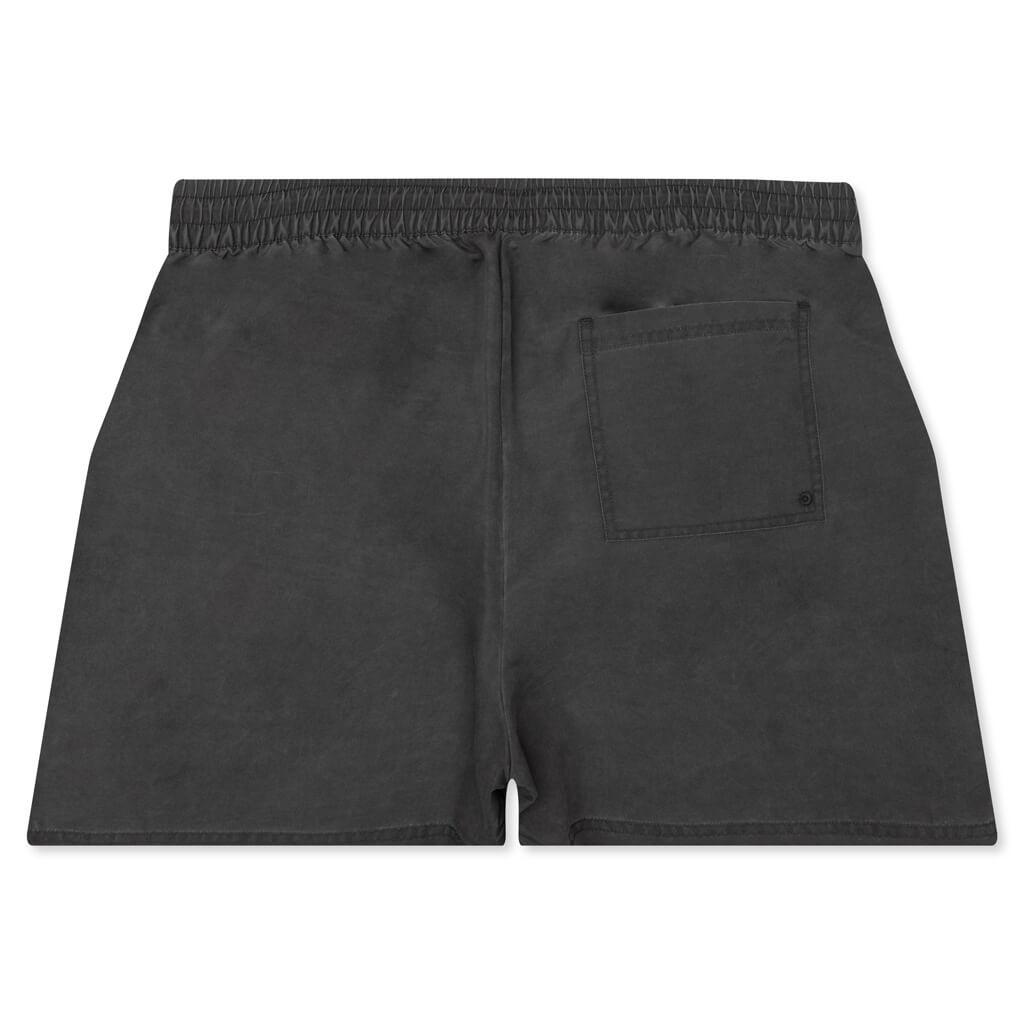 Smart Swim Shorts Metal Initial - Black Male Product Image