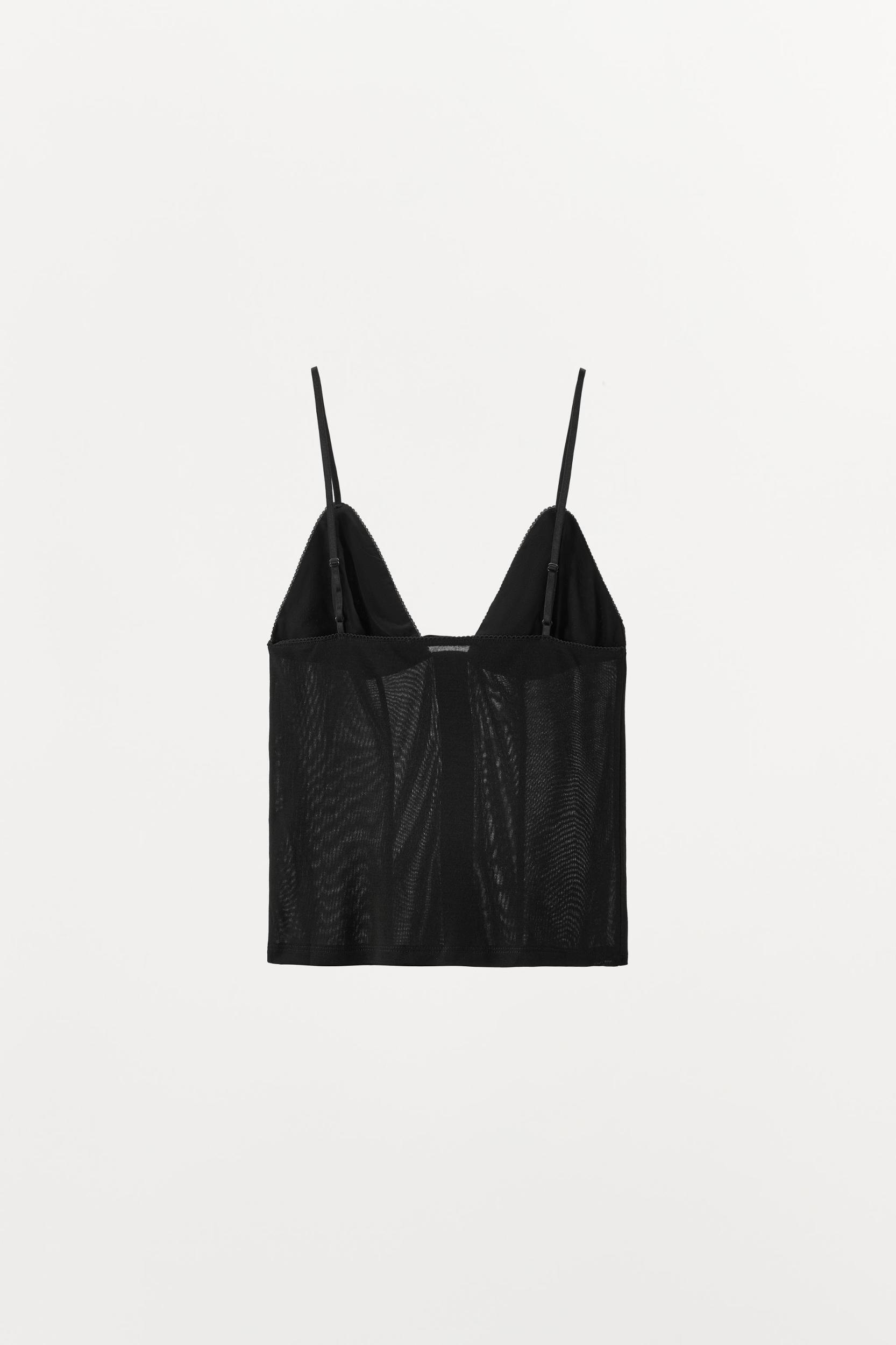 RUFFLED COMBINATION TOP Product Image