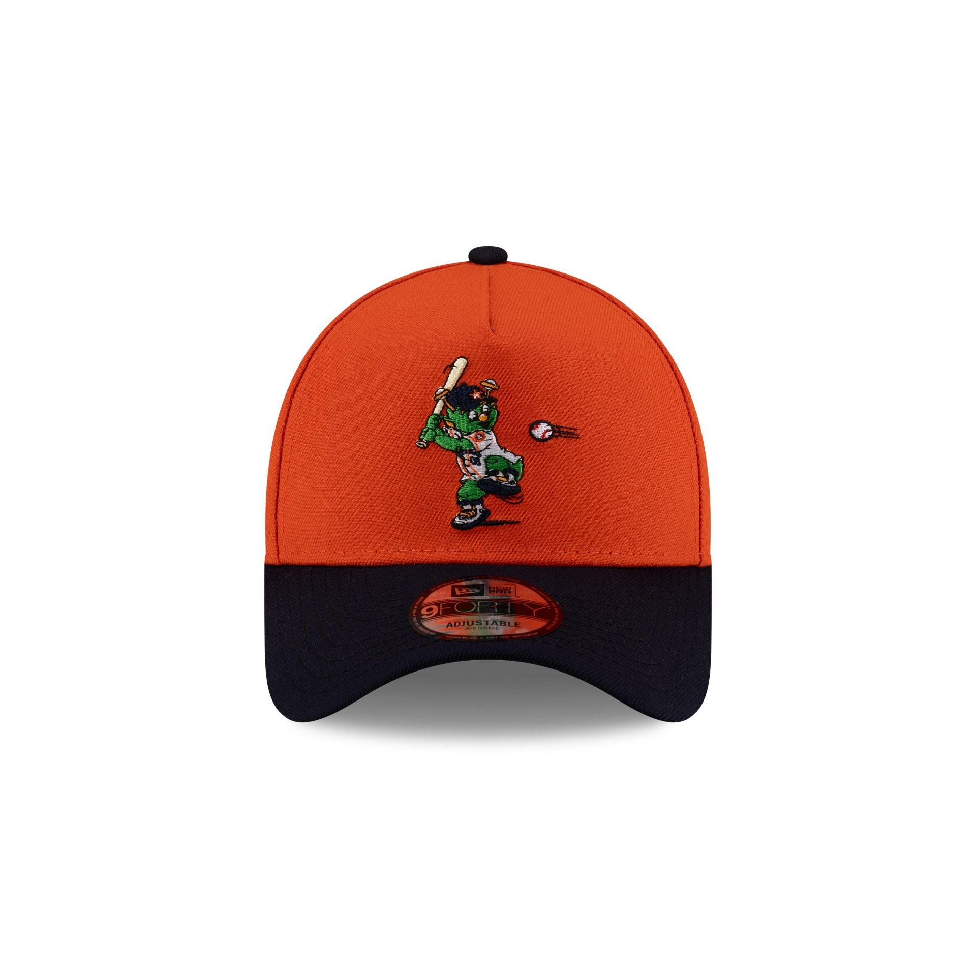 Houston Astros Mascot Orange 9FORTY A-Frame Snapback Hat Male Product Image