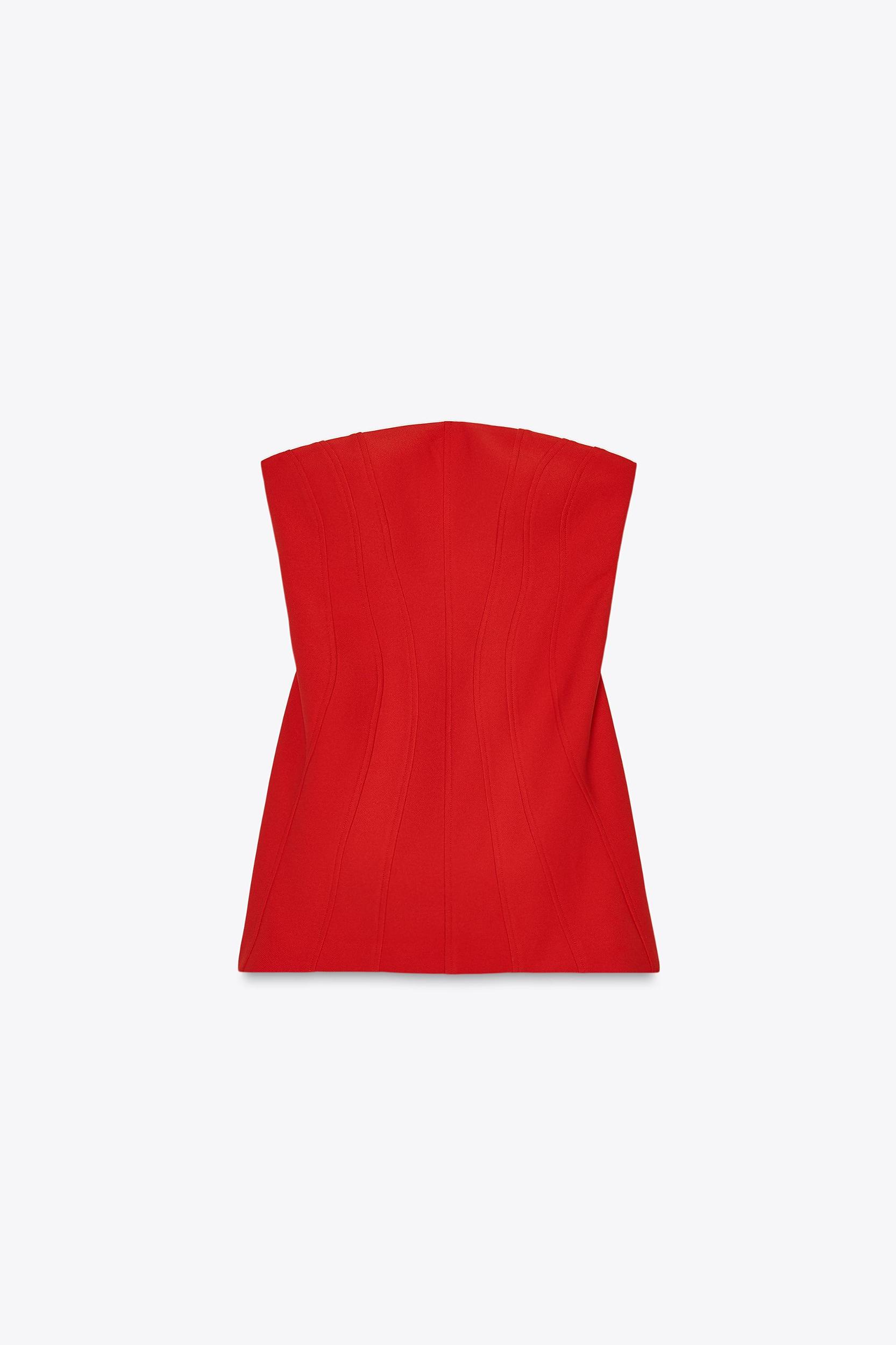 SHORT STRAPLESS DRESS Product Image