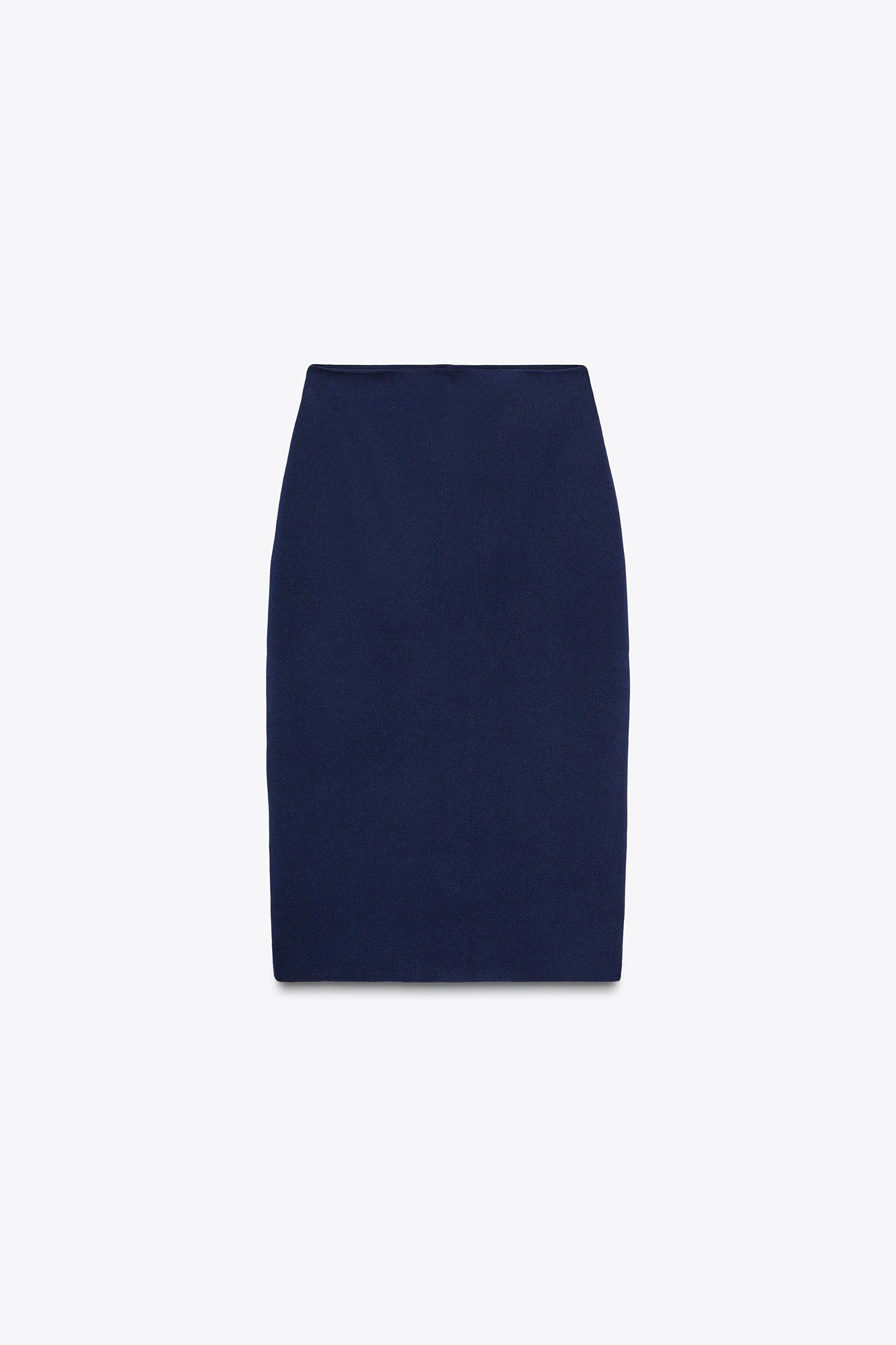 BASIC KNIT MIDI SKIRT Product Image