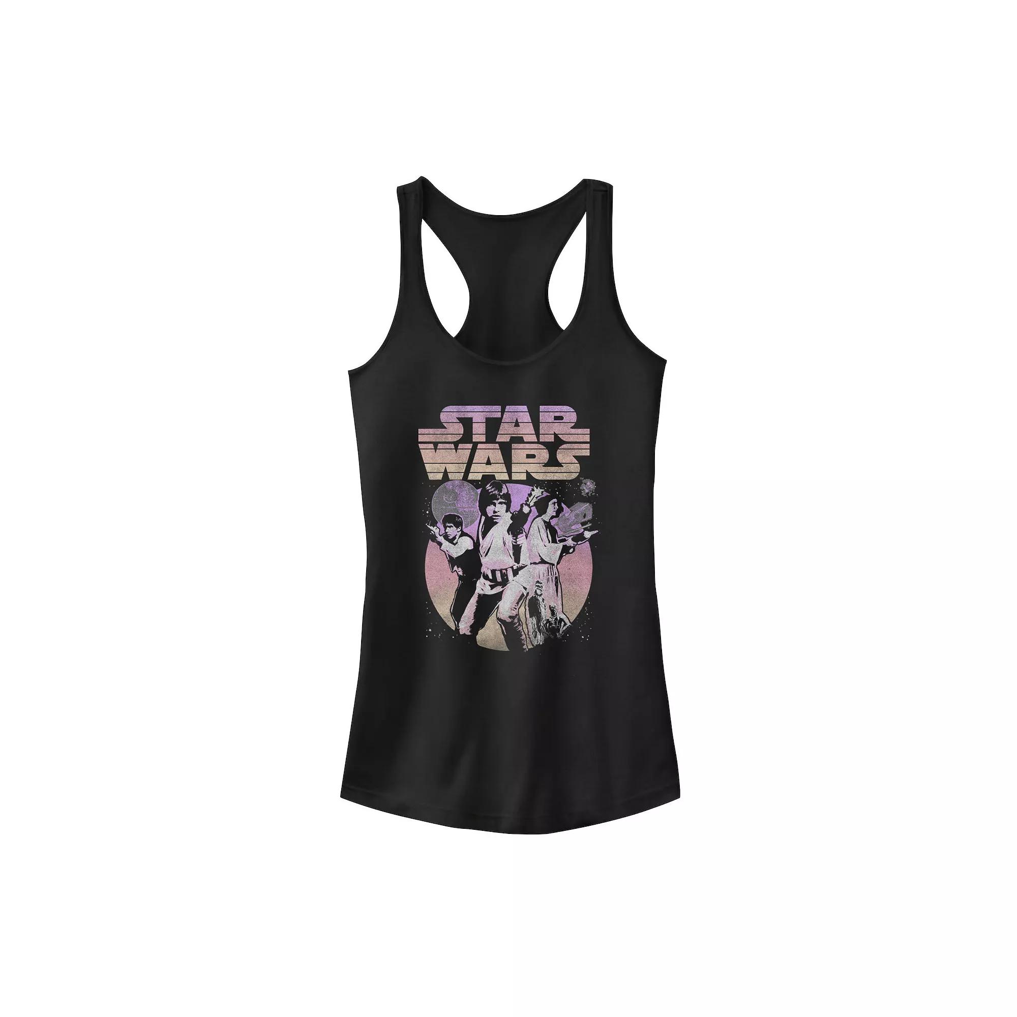 Juniors' Star Wars The Mandalorian The Child Purple Smoke Tank Top, Girl's,  Product Image