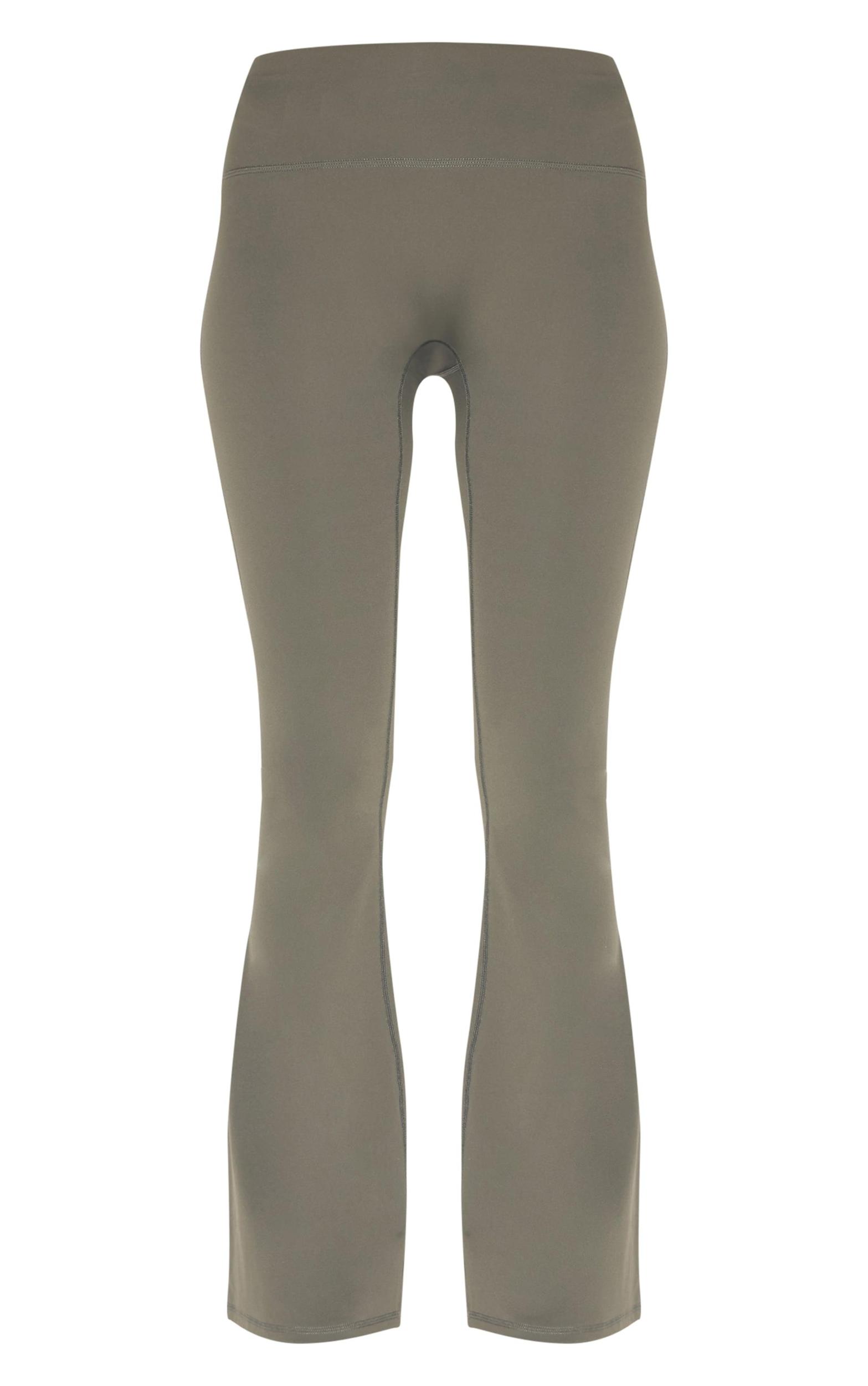 Dark Olive Ultimate Sculpt High Waist Flare Yoga Pants Product Image