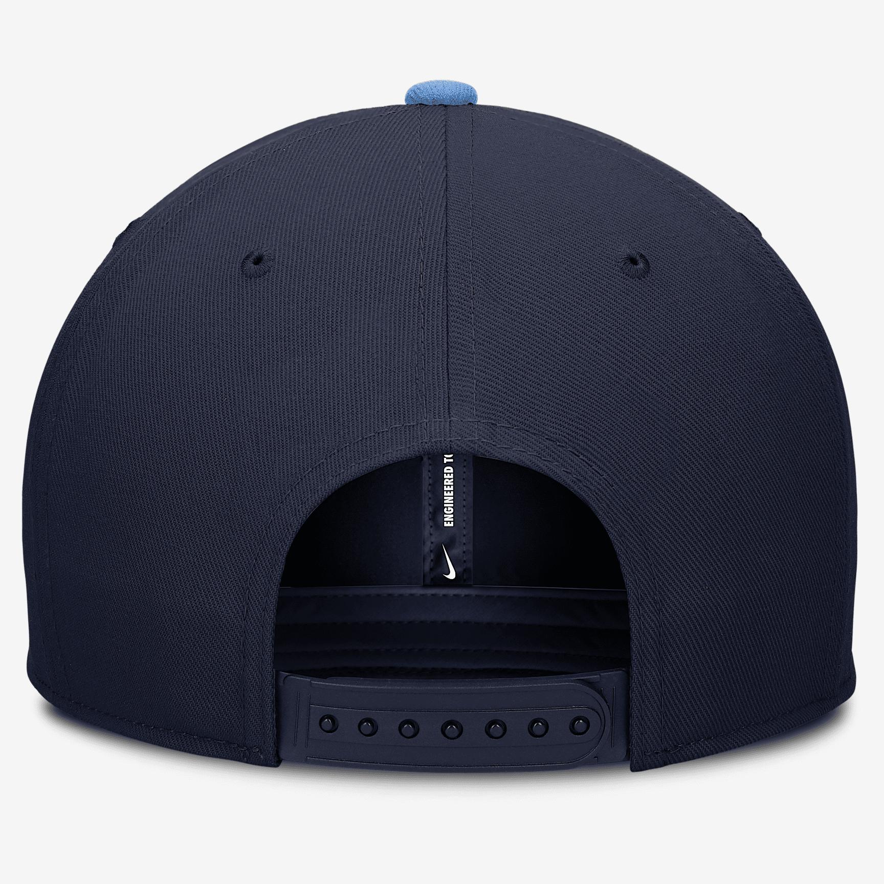 Men's Nike Navy/Blue Tampa Bay Rays Pro Performance Snapback Hat,  Product Image