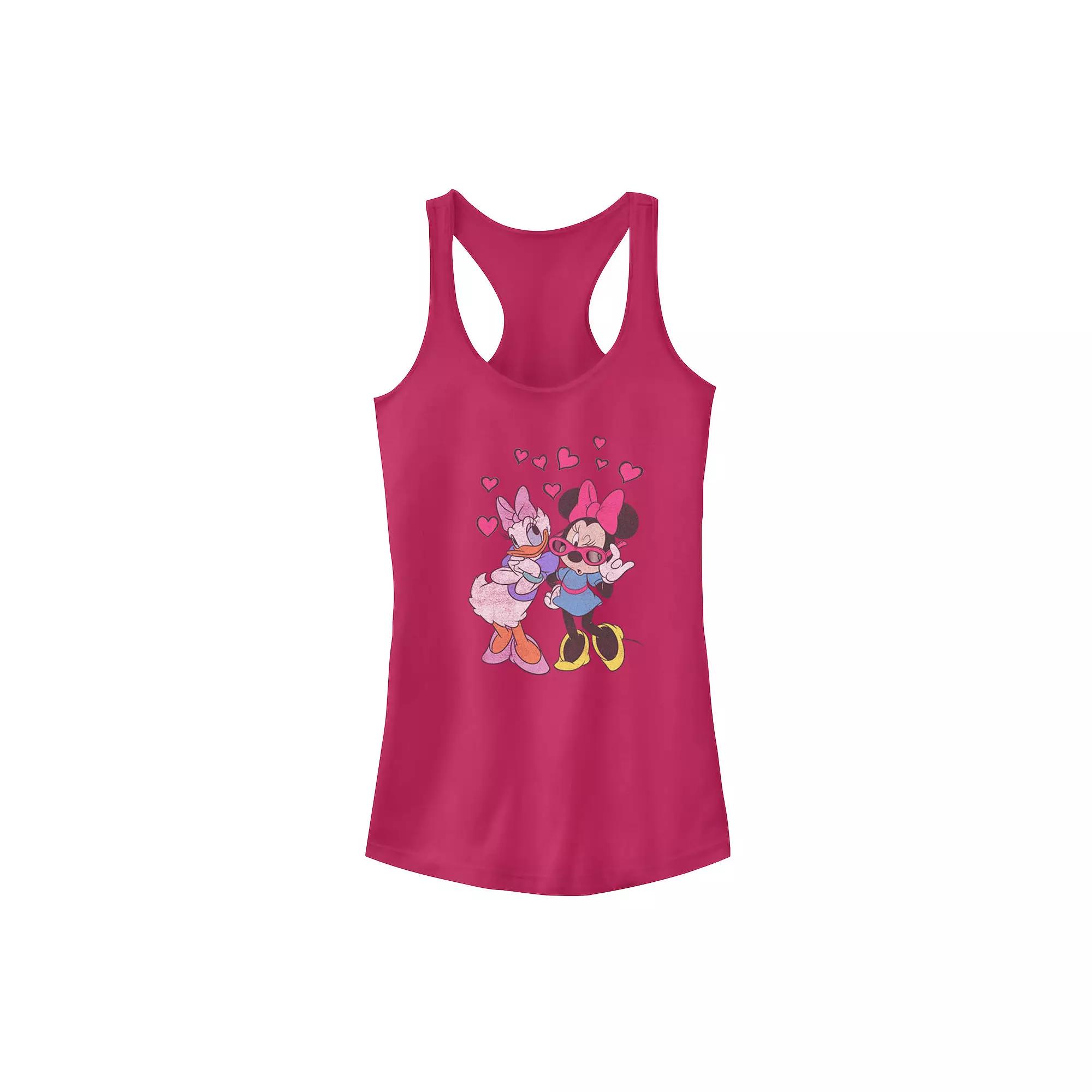 Juniors' Disney's Sleeping Beauty Maleficent Purple Hue Silhouette Tank Top, Girl's,  Product Image
